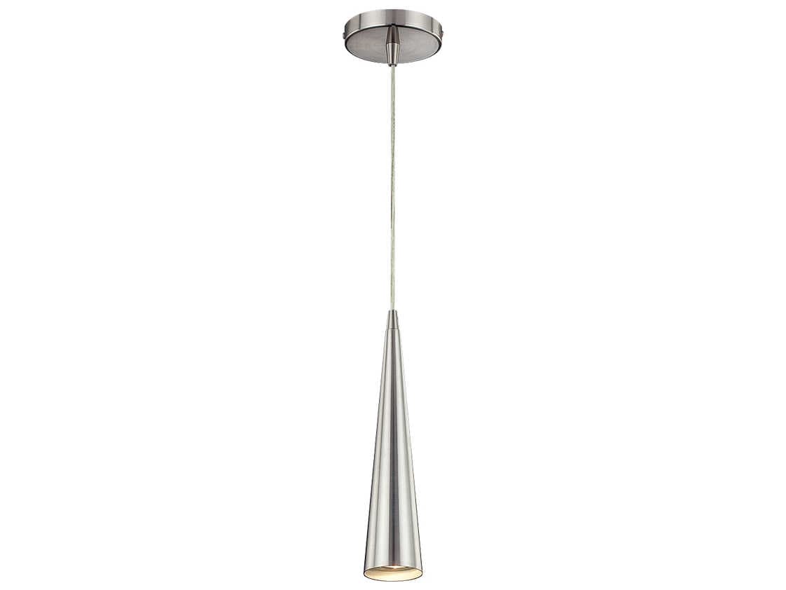 Eurofase Sliver 1-Light Satin Nickel Mini Pendant
