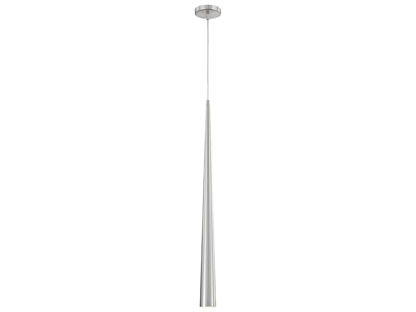 Eurofase Sliver 1-Light Satin Nickel Mini Pendant