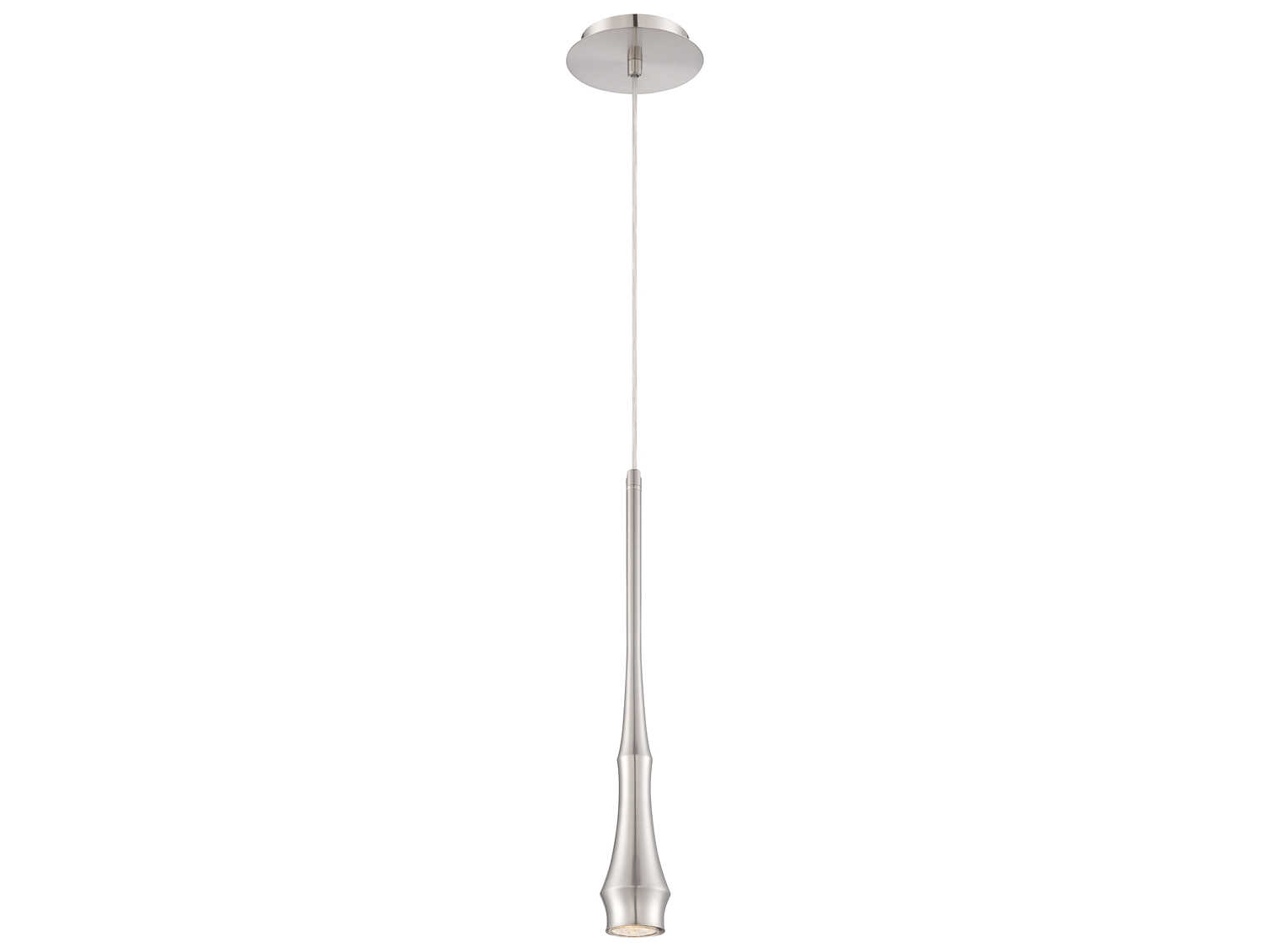 Eurofase Tala 1-Light Satin Nickel Mini Pendant