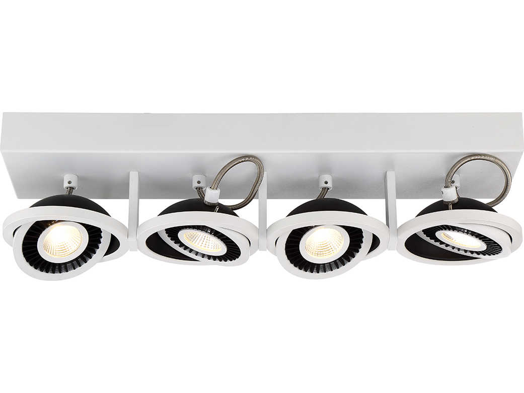 Eurofase Vision 4-Light White LED Round Flush Mount