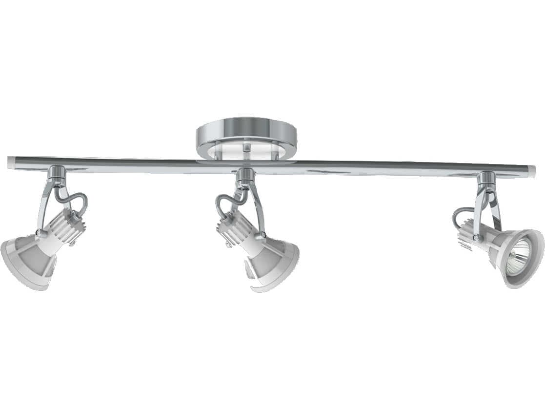 Eurofase Vortex Chrome Glass Linear Round Track & Rail Light