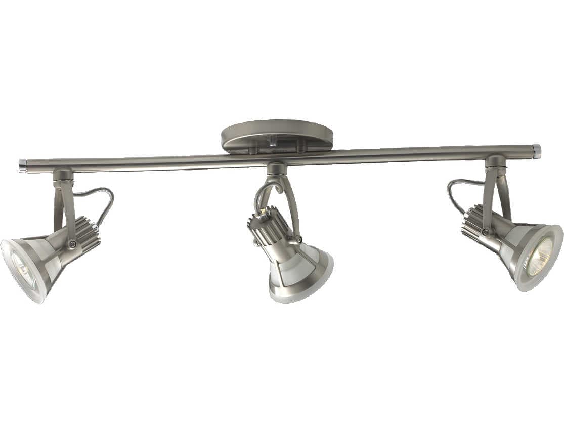 Eurofase Vortex Satin Nickel Glass Linear Round Track & Rail Light