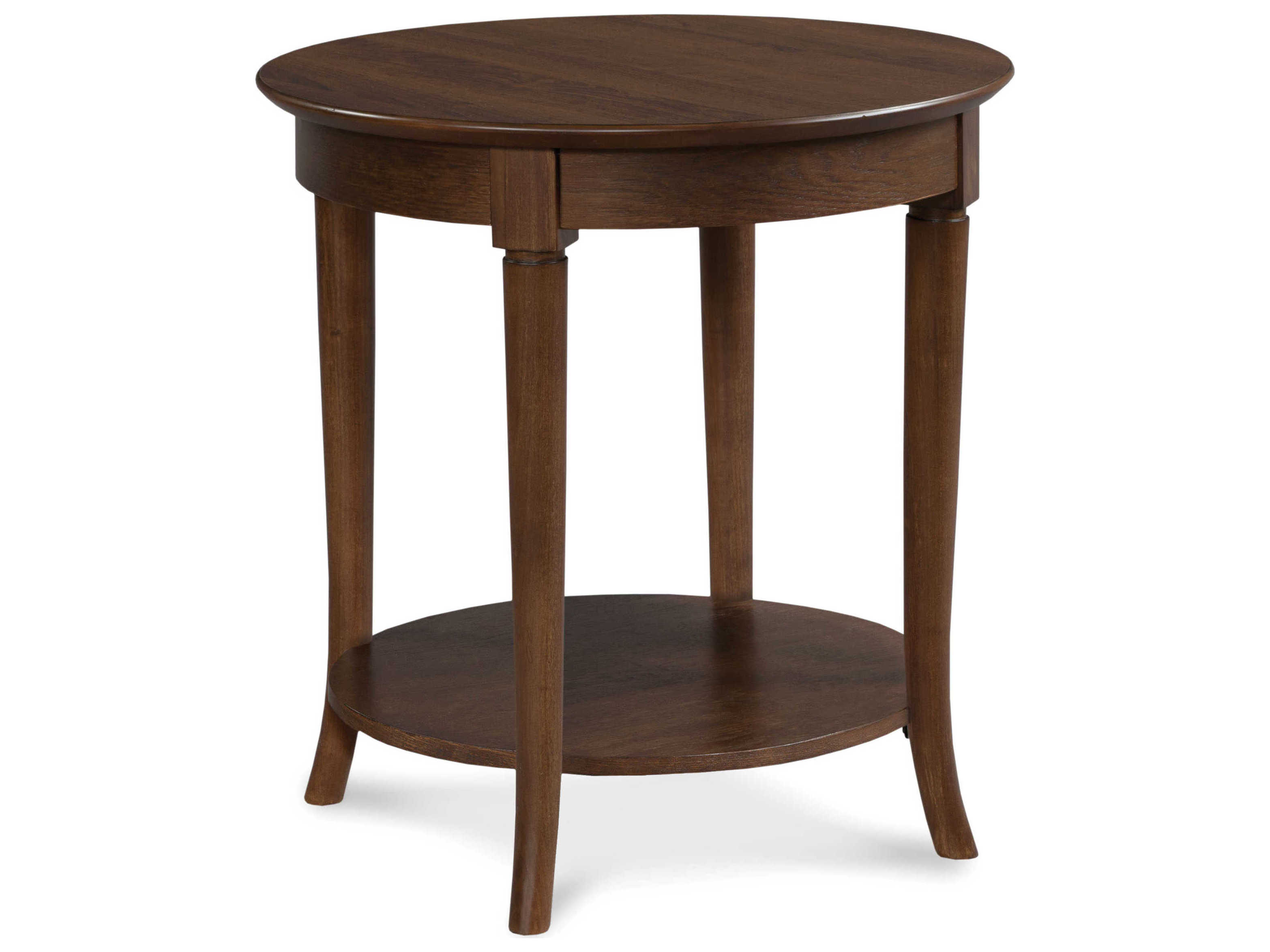 Fairfield Chair Campaigna Round Wood Cafe Mocha End Table