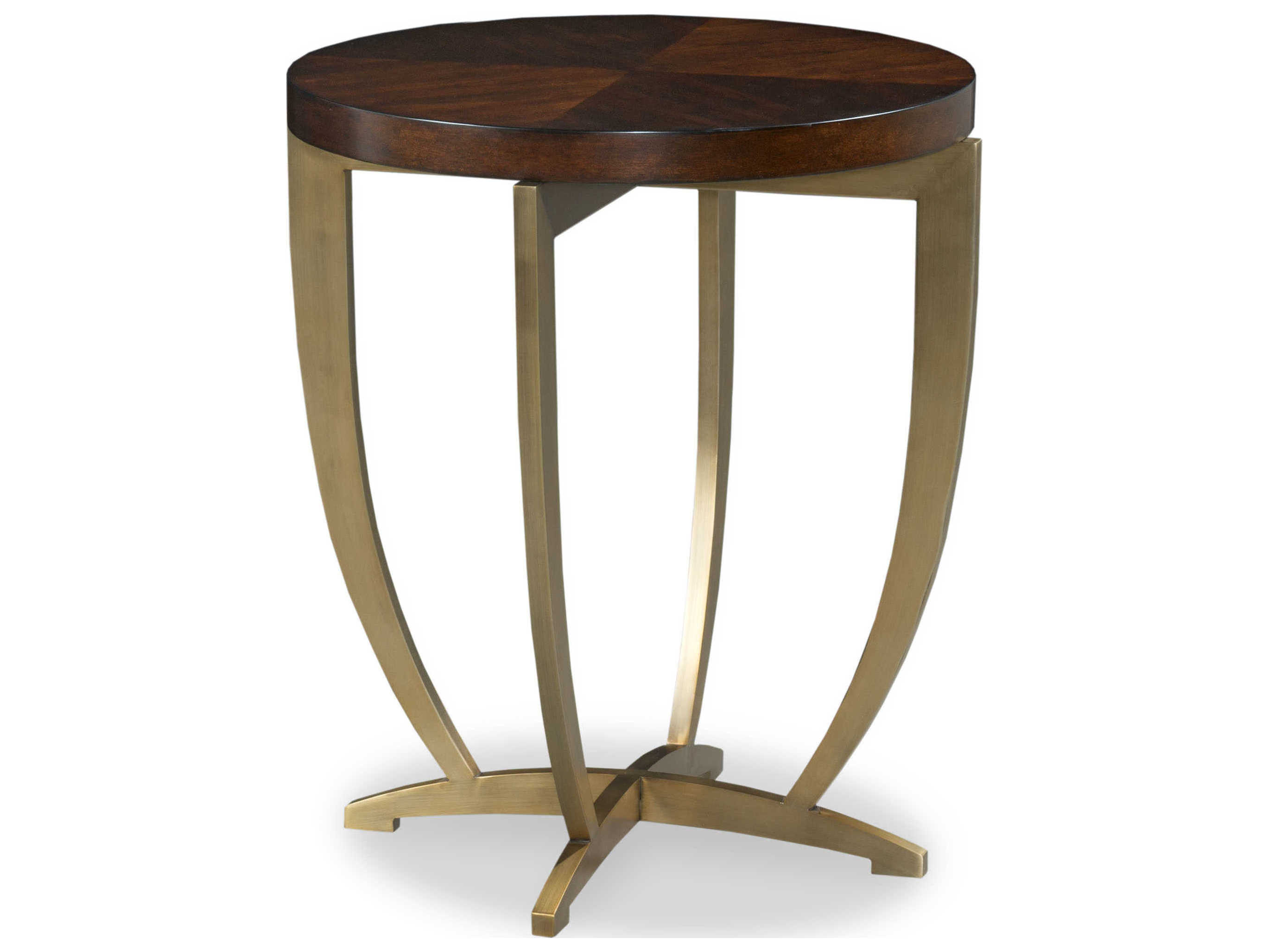 Fairfield Chair Park West Round Wood Venezia End Table