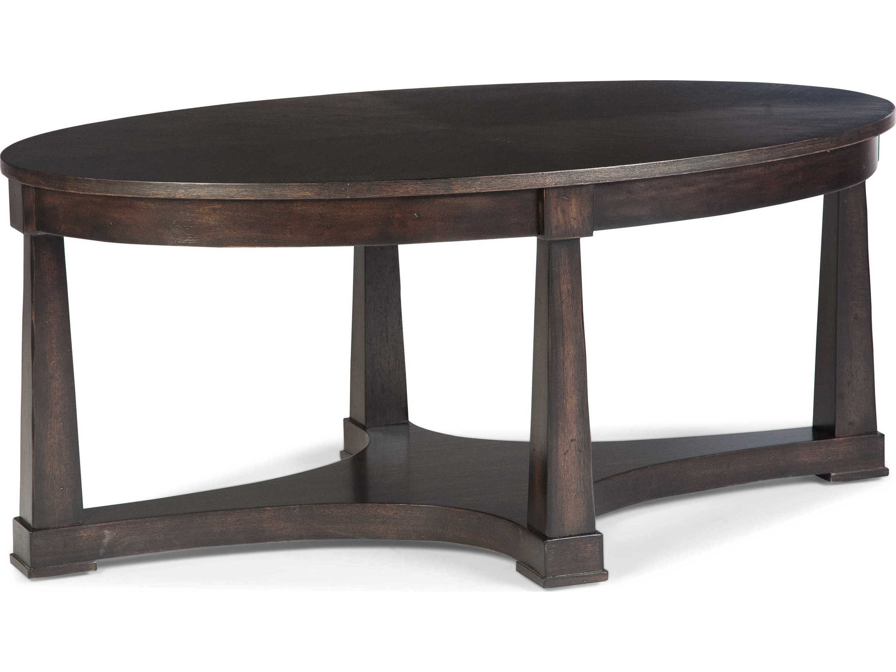 Fairfield Chair Revelation Oval Wood Graphite Coffee Table