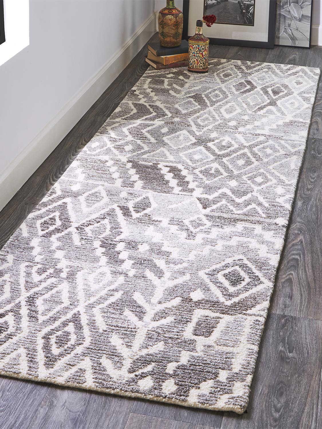 Feizy Rugs Asher Geometric Runner Area Rug