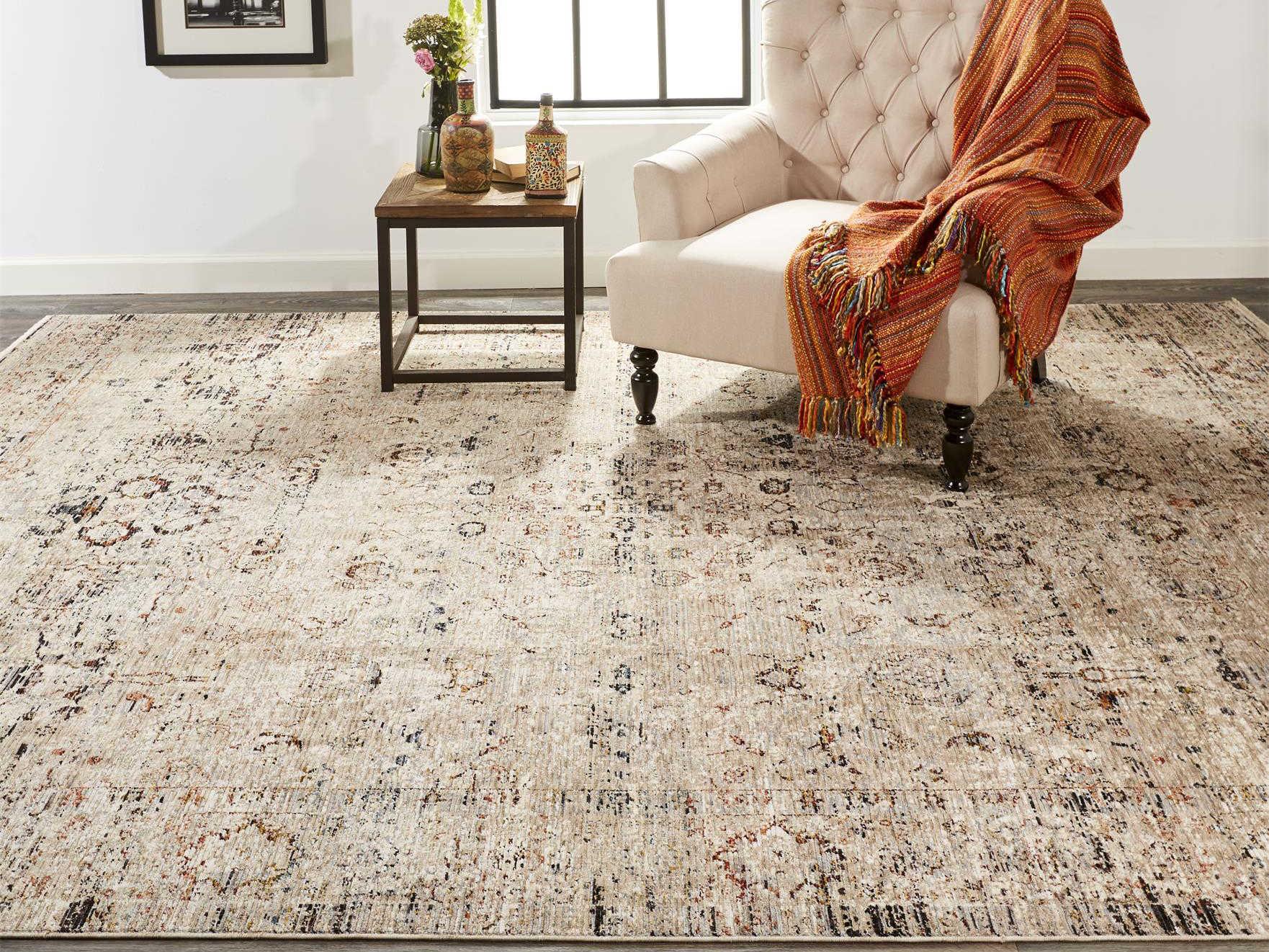 Feizy Rugs Caprio Bordered Area Rug