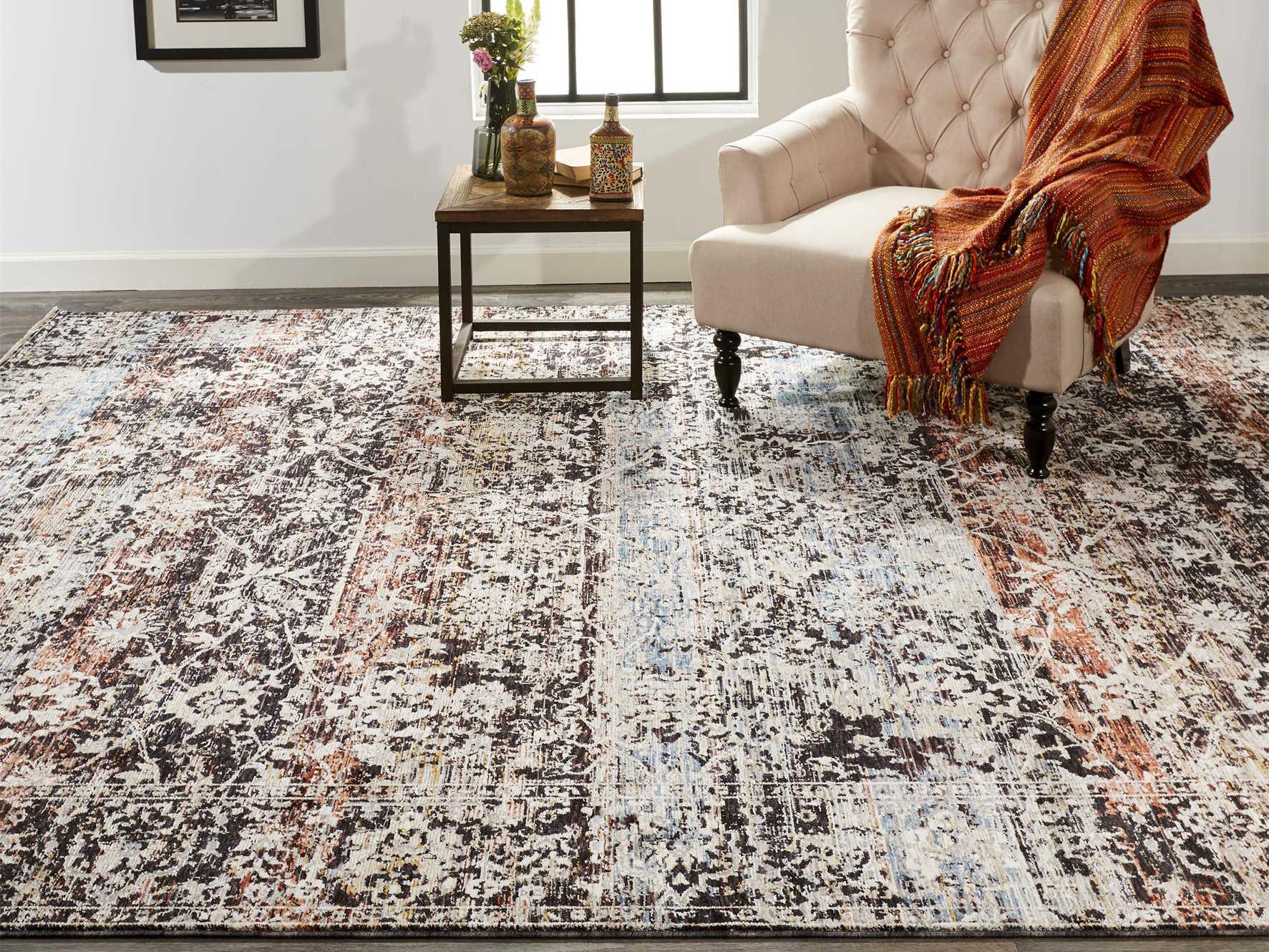 Feizy Rugs Caprio Bordered Area Rug