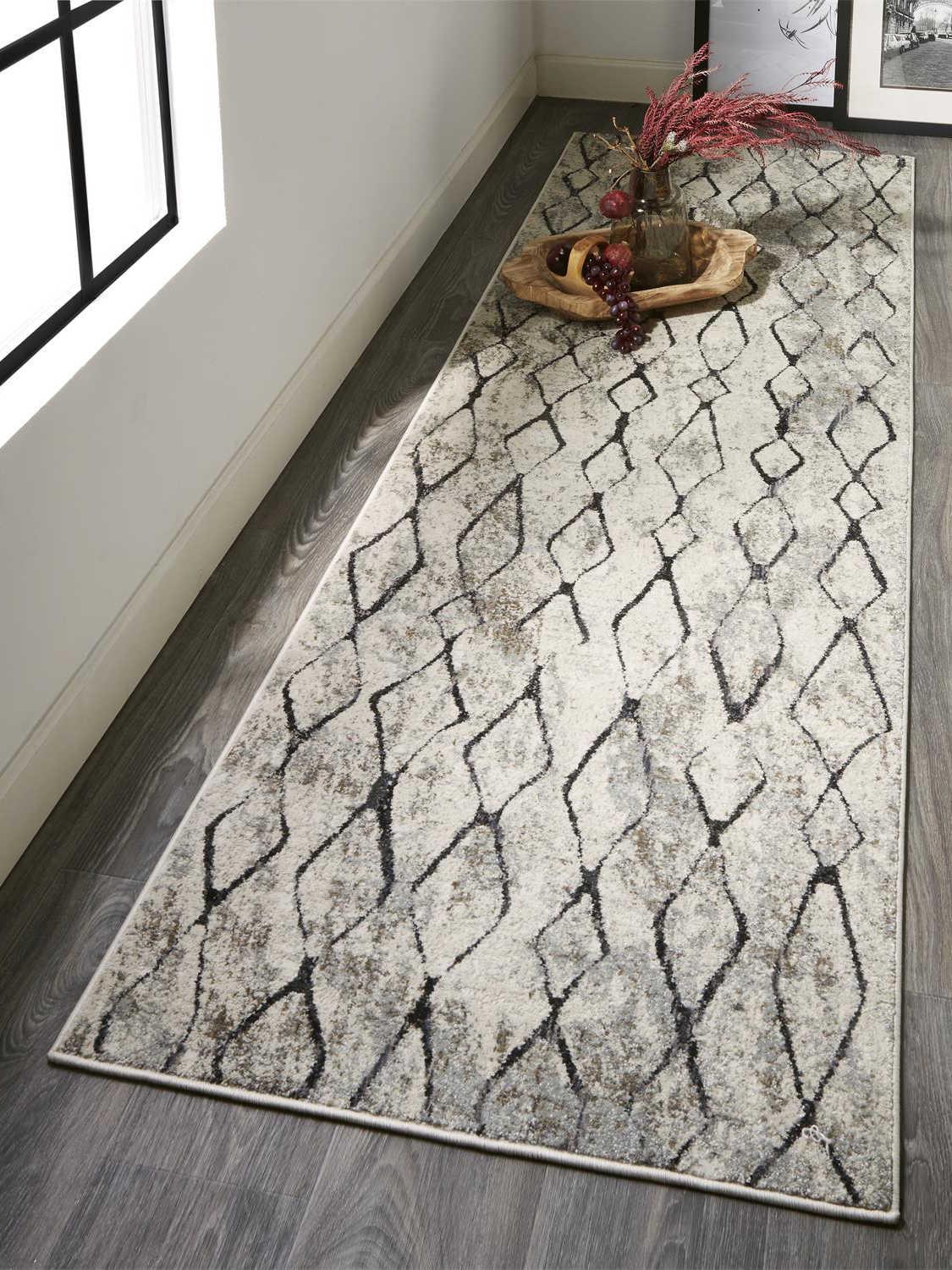 Feizy Rugs Kano Geometric Runner Area Rug
