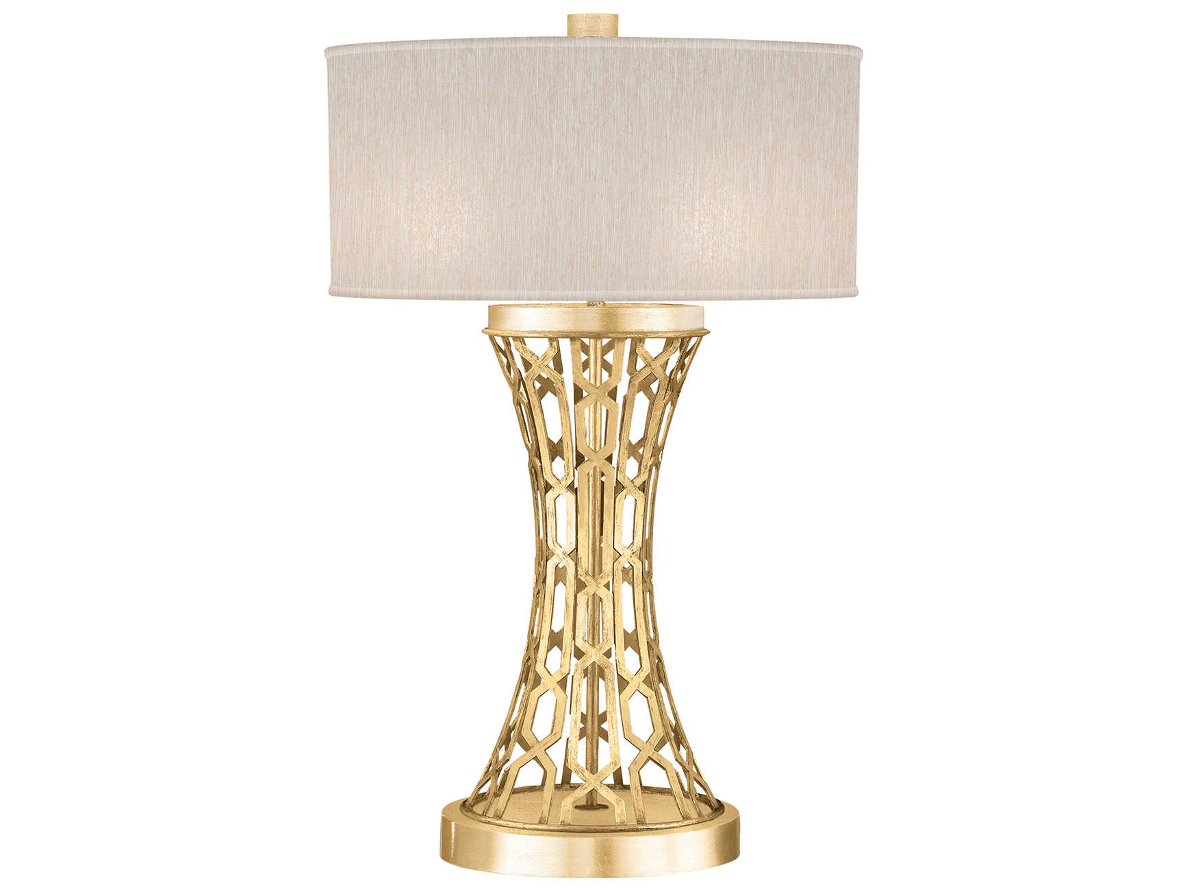 Fine Art Handcrafted Lighting Allegretto Gold Leaf Buffet Lamp