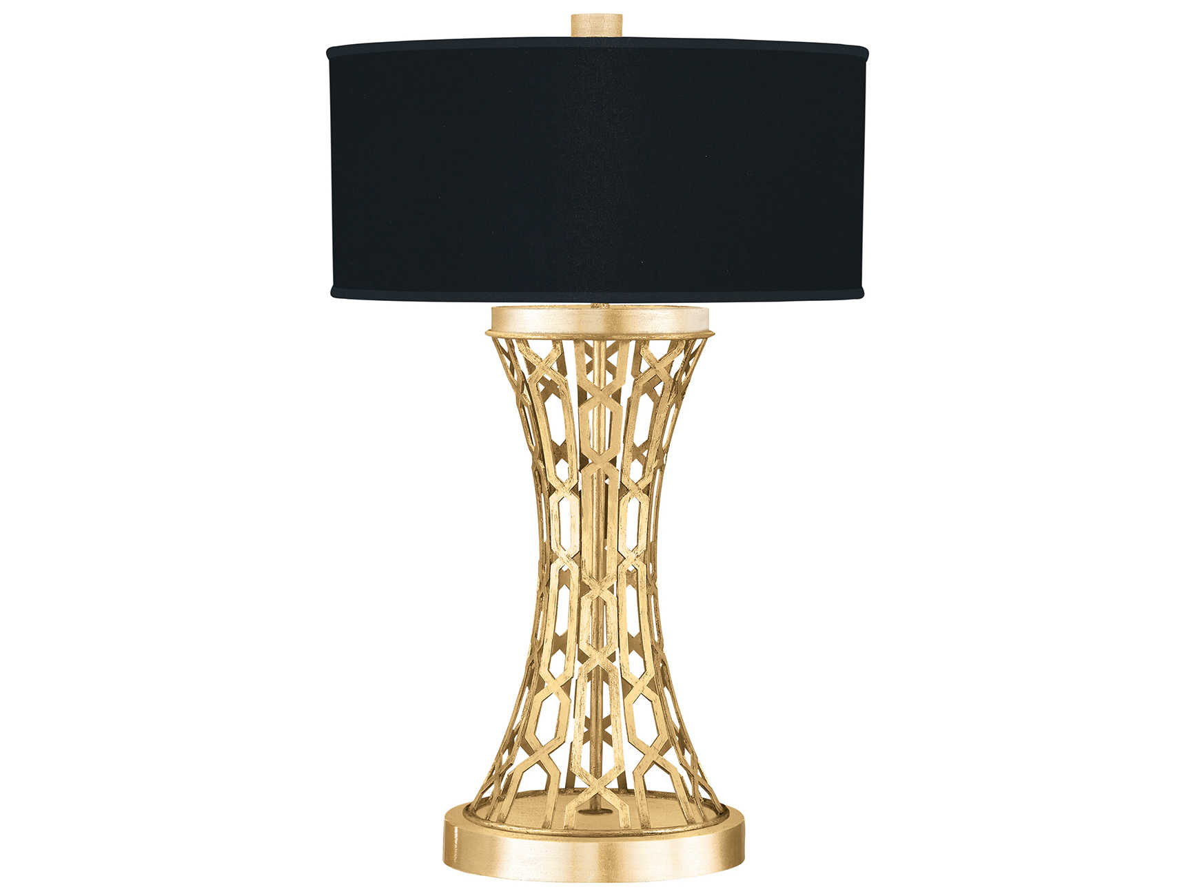 Fine Art Handcrafted Lighting Allegretto Gold Leaf Buffet Lamp