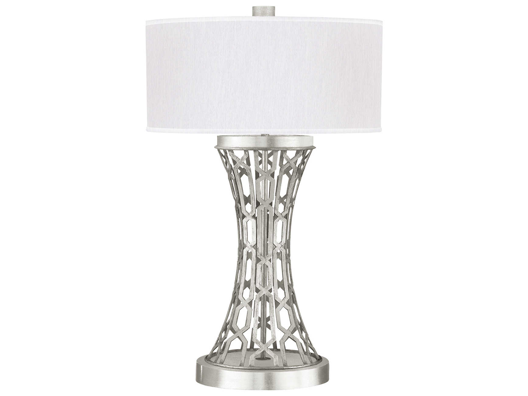 Fine Art Handcrafted Lighting Allegretto Silver Leaf Buffet Lamp