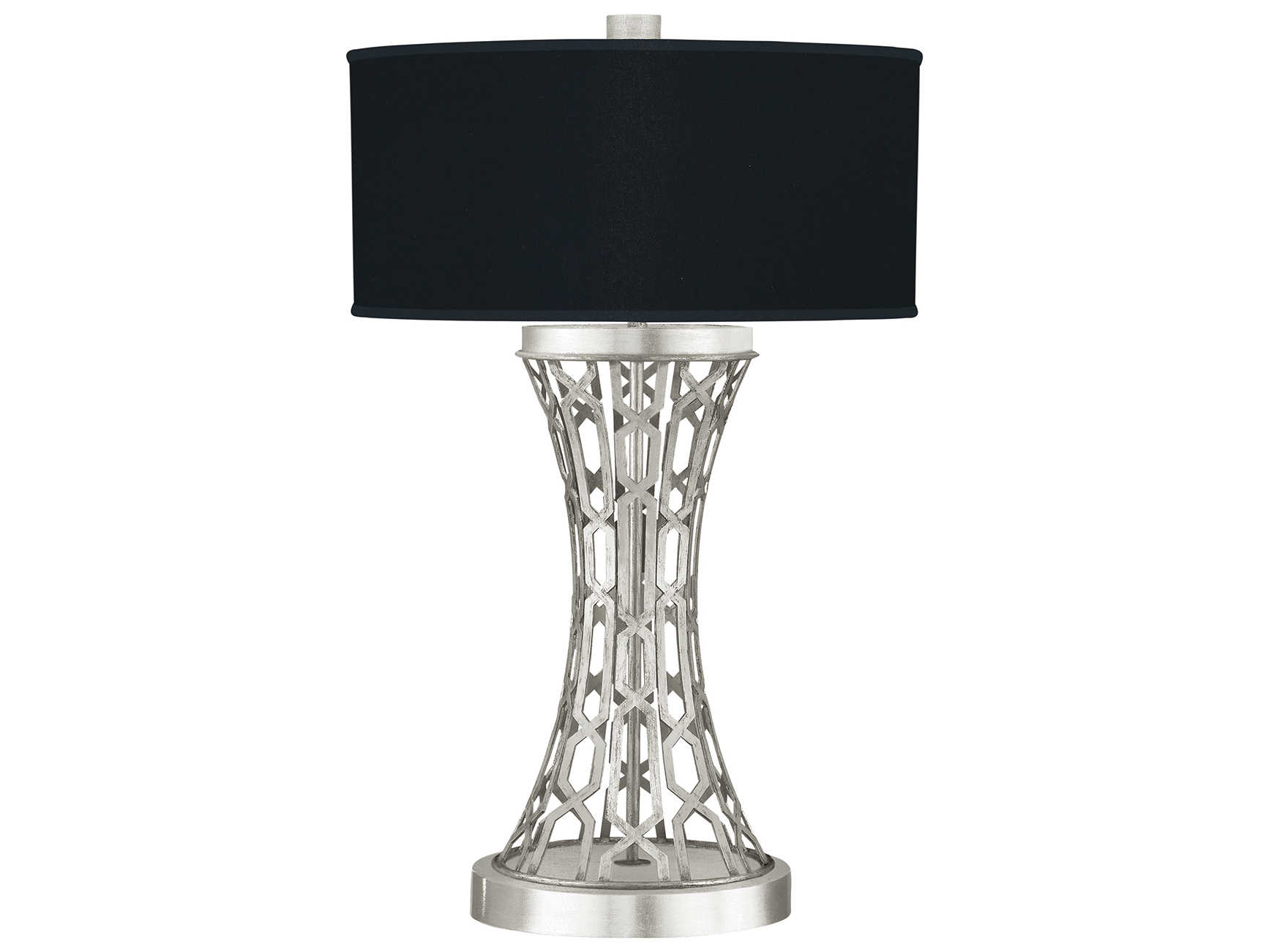 Fine Art Handcrafted Lighting Allegretto Silver Leaf Buffet Lamp