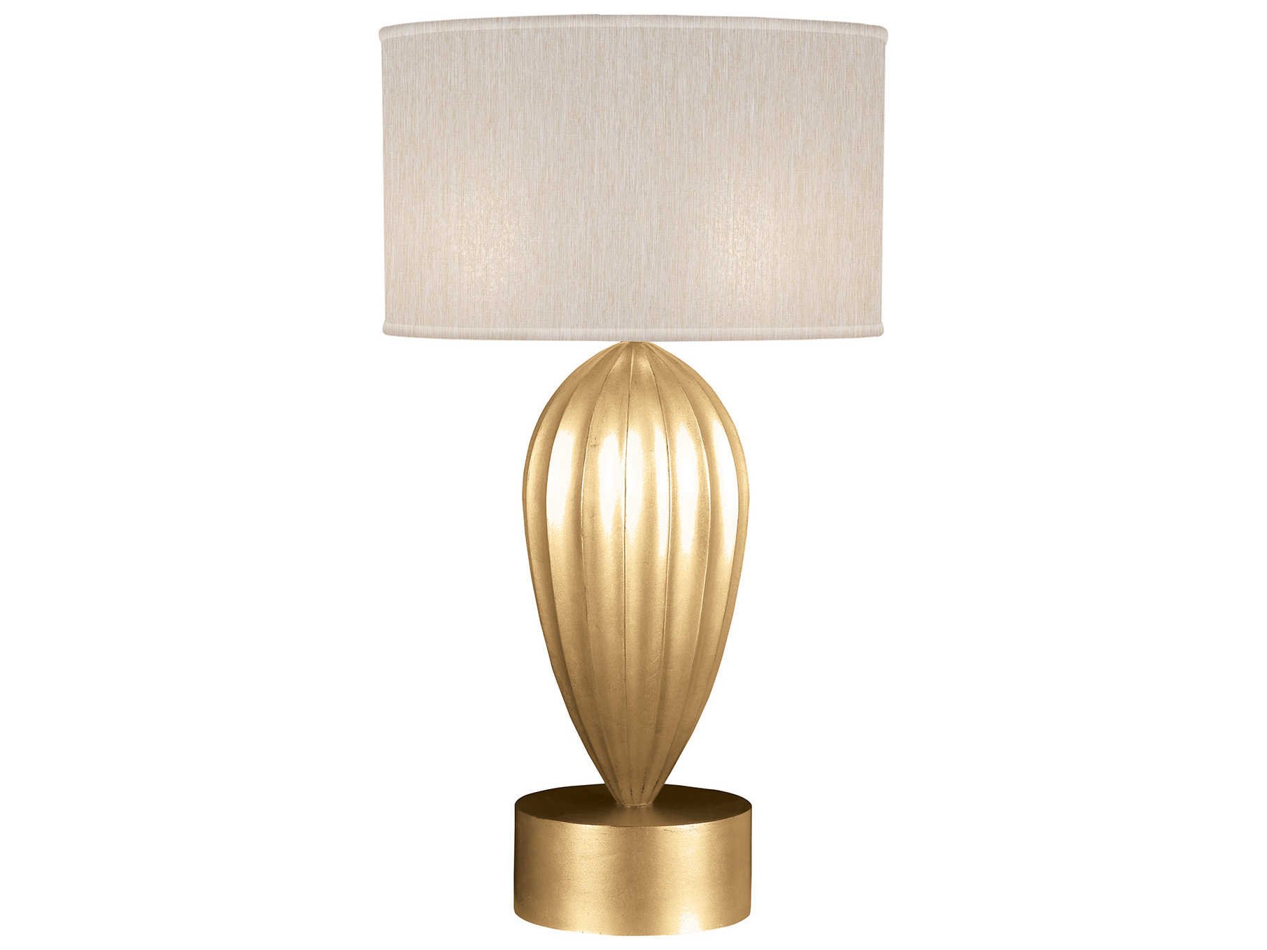 Fine Art Handcrafted Lighting Allegretto Gold Leaf Buffet Lamp