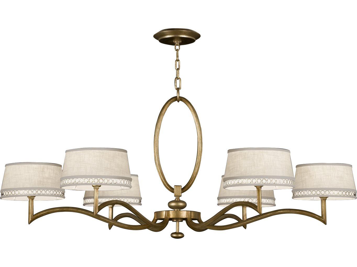 Fine Art Handcrafted Lighting Allegretto 6-Light Gold Empire Chandelier