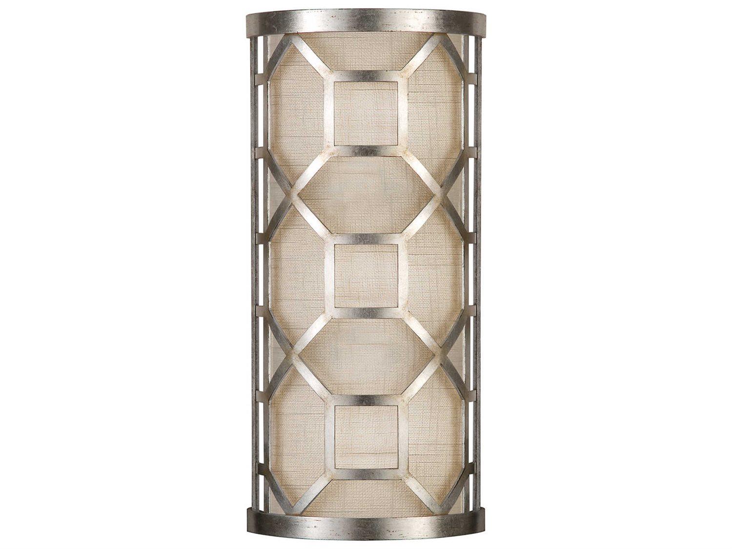 Fine Art Handcrafted Lighting Allegretto Silver Wall Sconce
