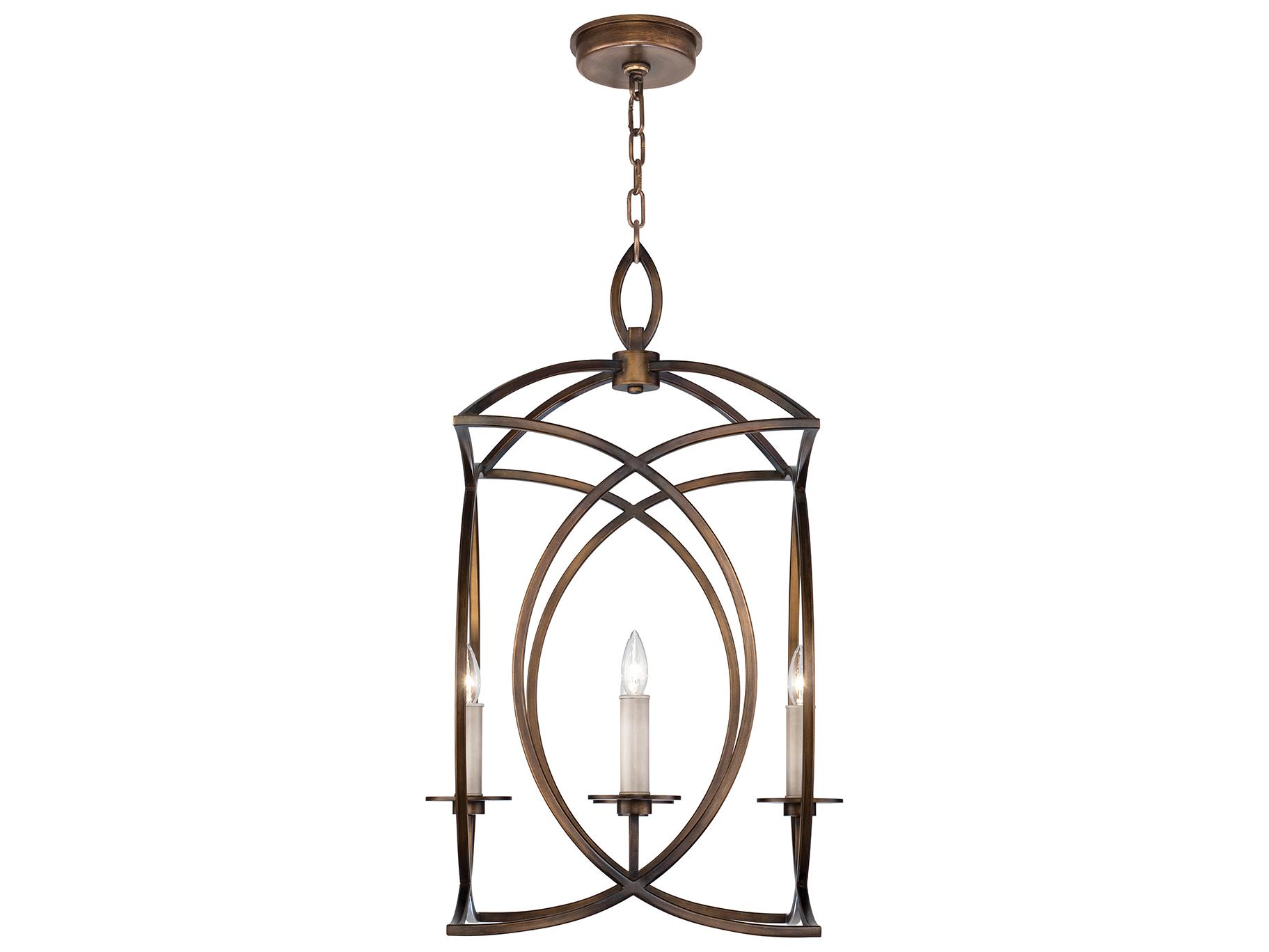 Fine Art Handcrafted Lighting Cienfuegos 4-Light Bronze Candelabra Chandelier