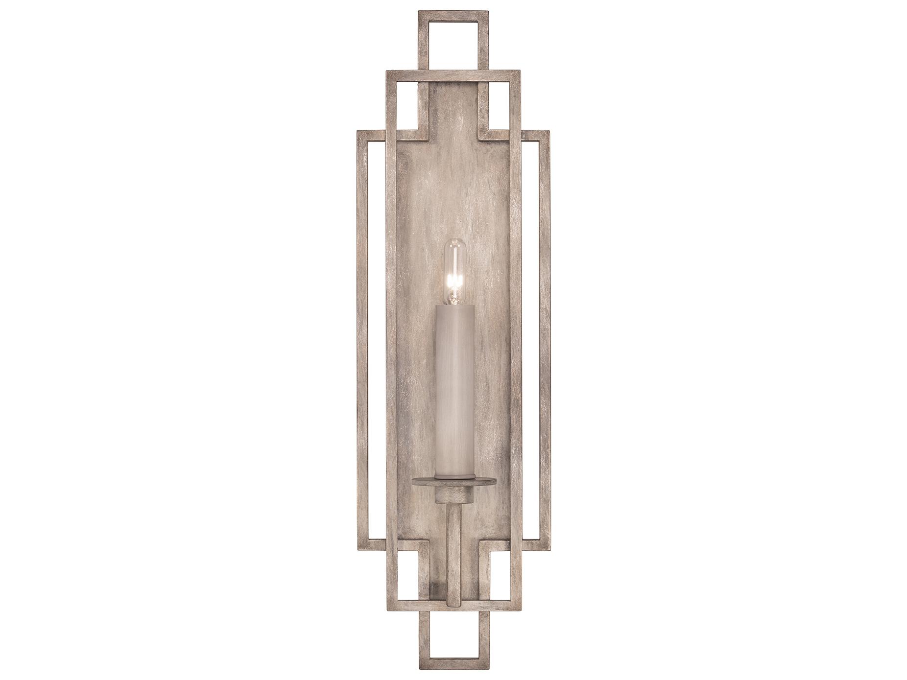 Fine Art Handcrafted Lighting Cienfuegos 1-Light Gray Wall Sconce