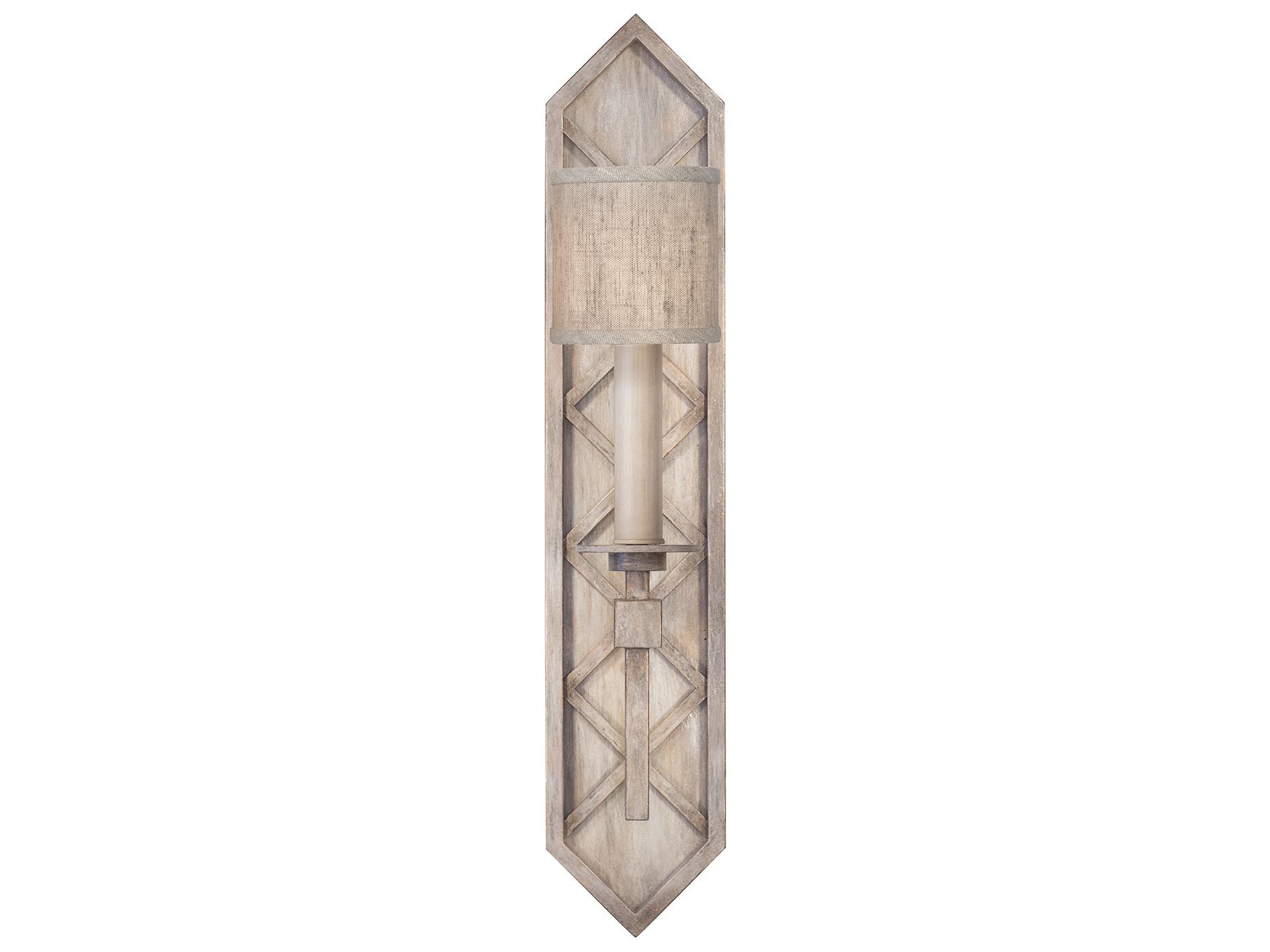 Fine Art Handcrafted Lighting Cienfuegos 1-Light Weathered Gray Patina Wall Sconce