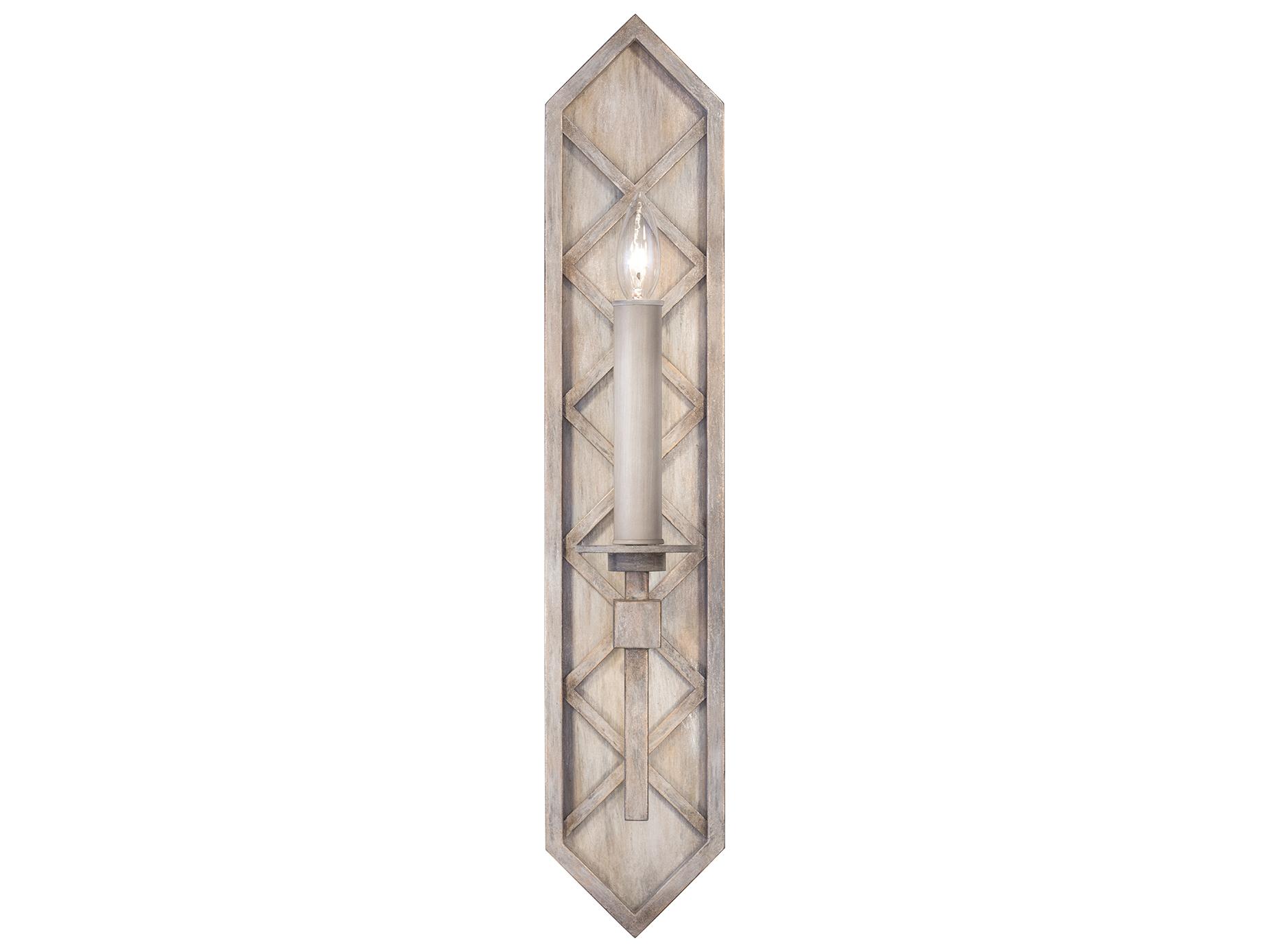 Fine Art Handcrafted Lighting Cienfuegos 1-Light Weathered Gray Patina Wall Sconce