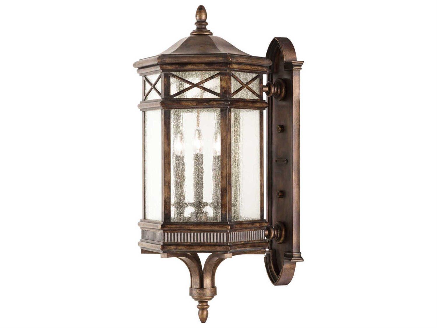 Fine Art Handcrafted Lighting Holland Park 3 - Light Outdoor Wall Light