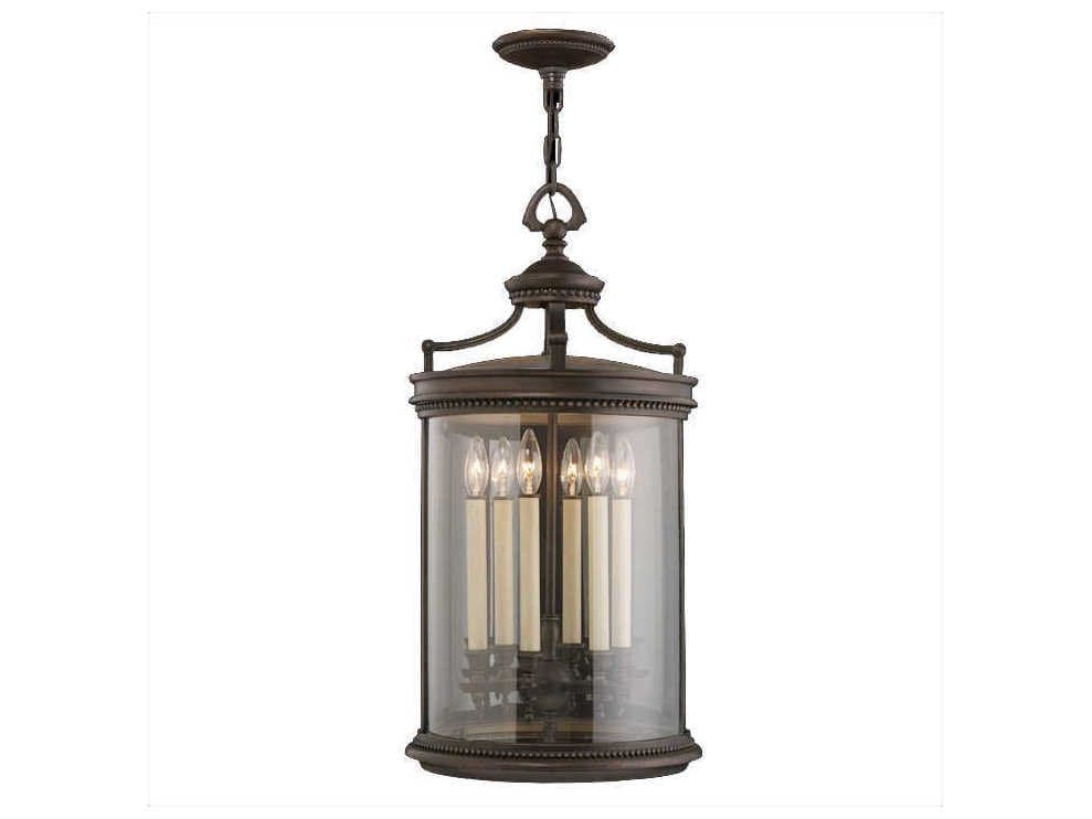 Fine Art Handcrafted Lighting Louvre 6 - Light Outdoor Hanging Light
