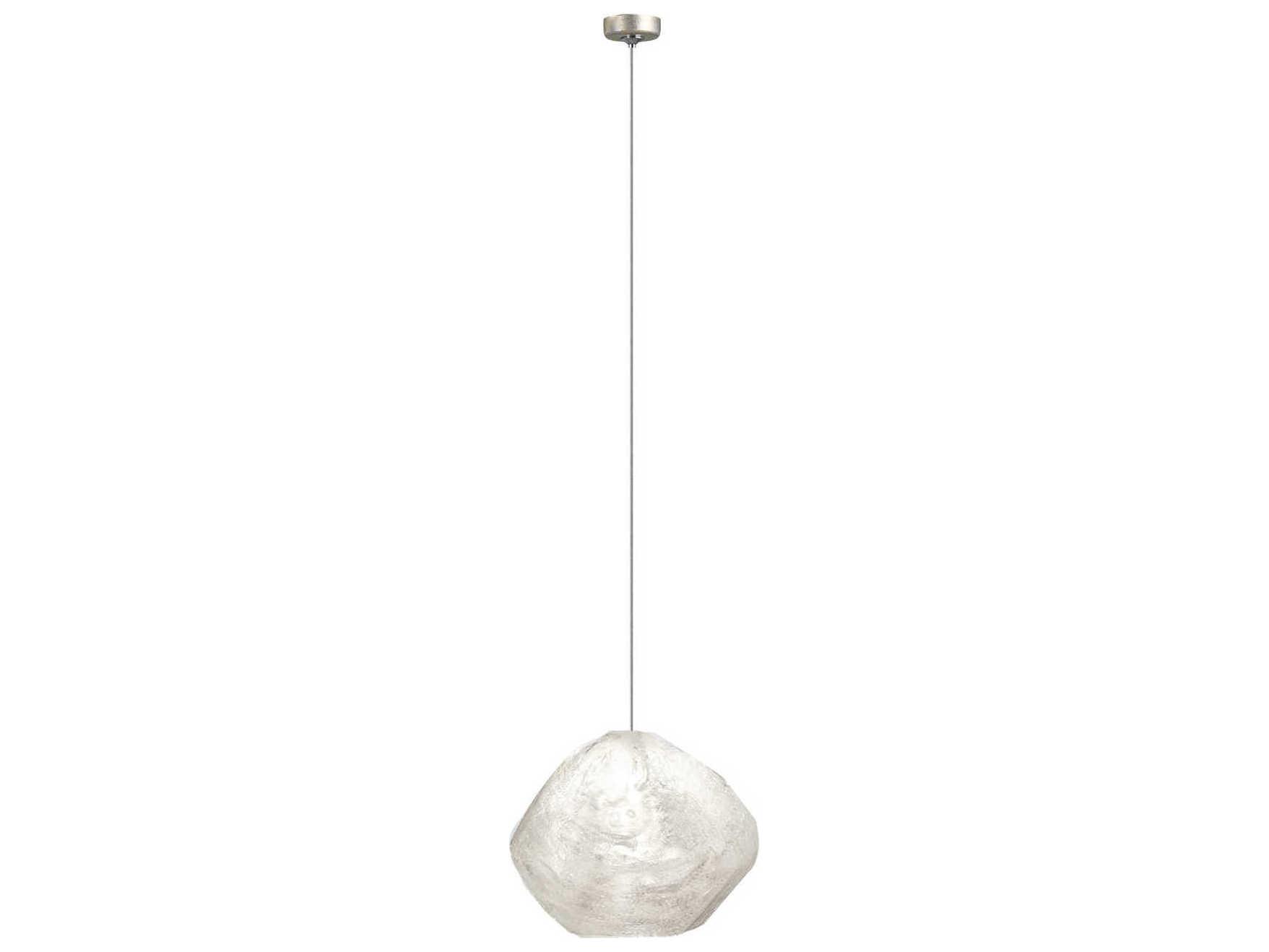 Fine Art Handcrafted Lighting Natural Inspirations 1-Light Gold Glass LED Mini Pendant