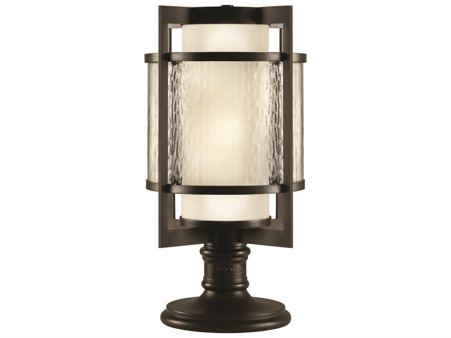 Fine Art Handcrafted Lighting Singapore Moderne Outdoor 2 - Light Outdoor Post Light