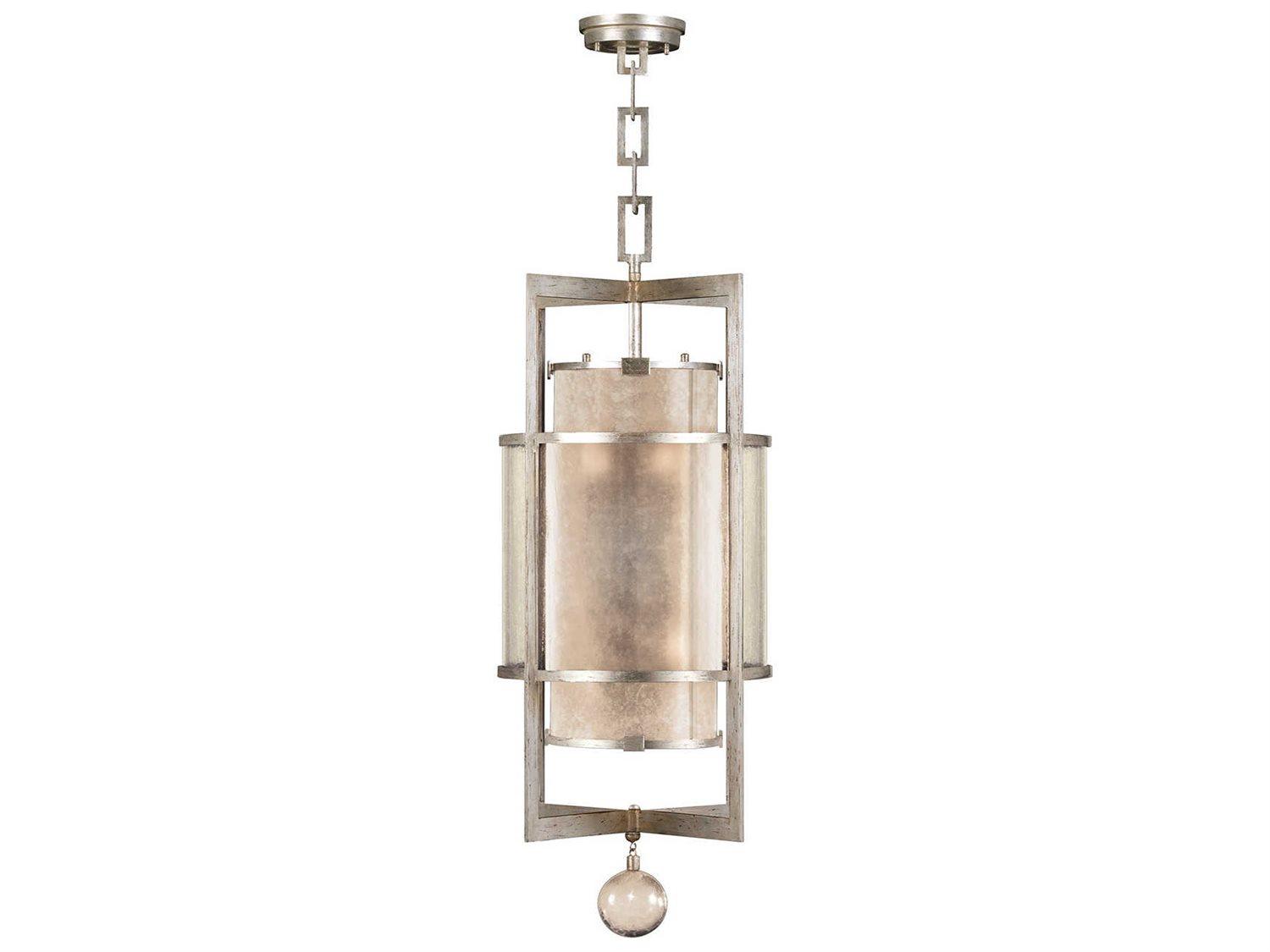 Fine Art Handcrafted Lighting Singapore Moderne 6-Light Silver Cylinder Pendant