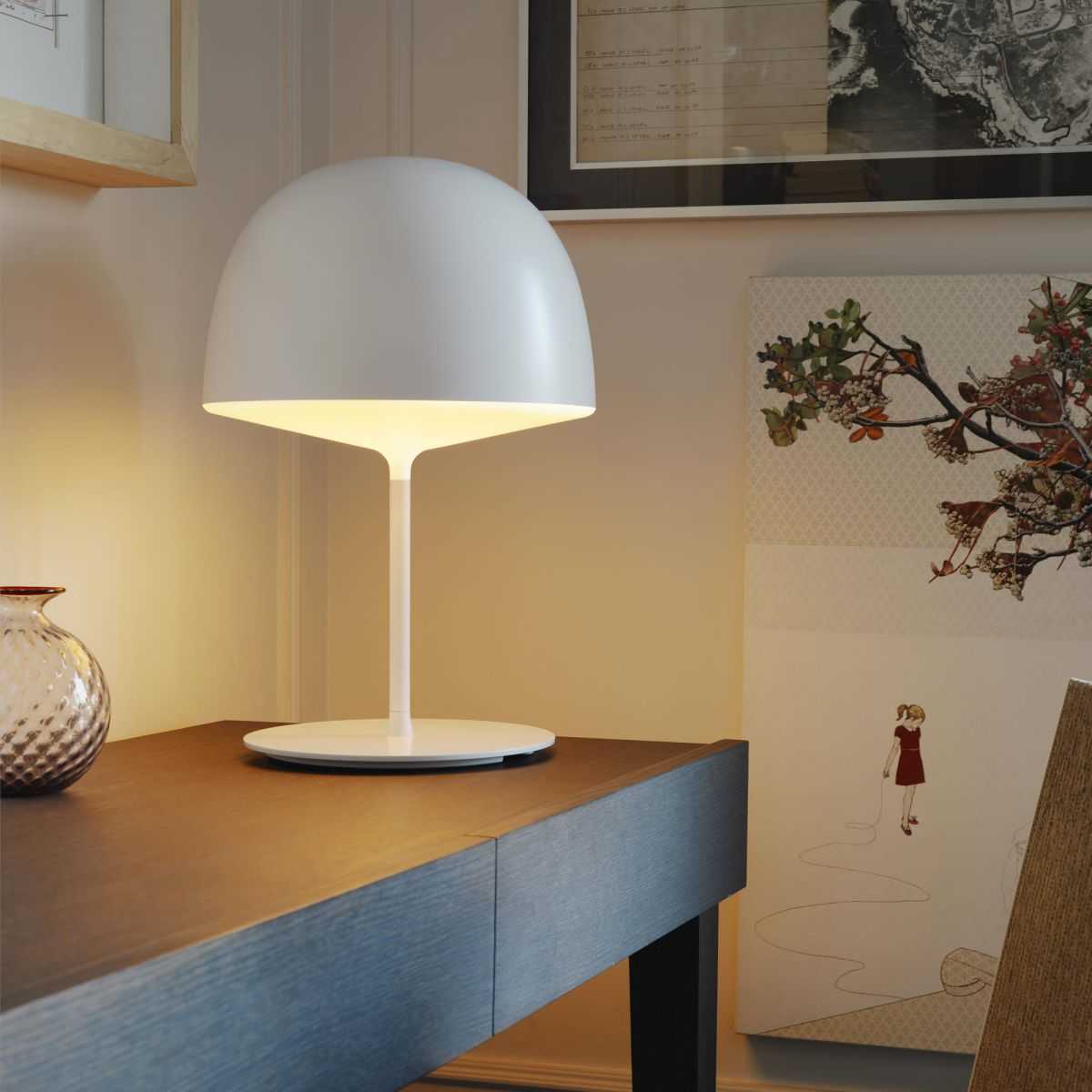 Fontana Arte Cheshire White Table Lamp