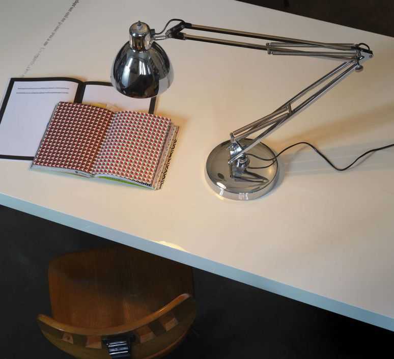 Fontana Arte Naska1 LED Chrome Desk Lamp