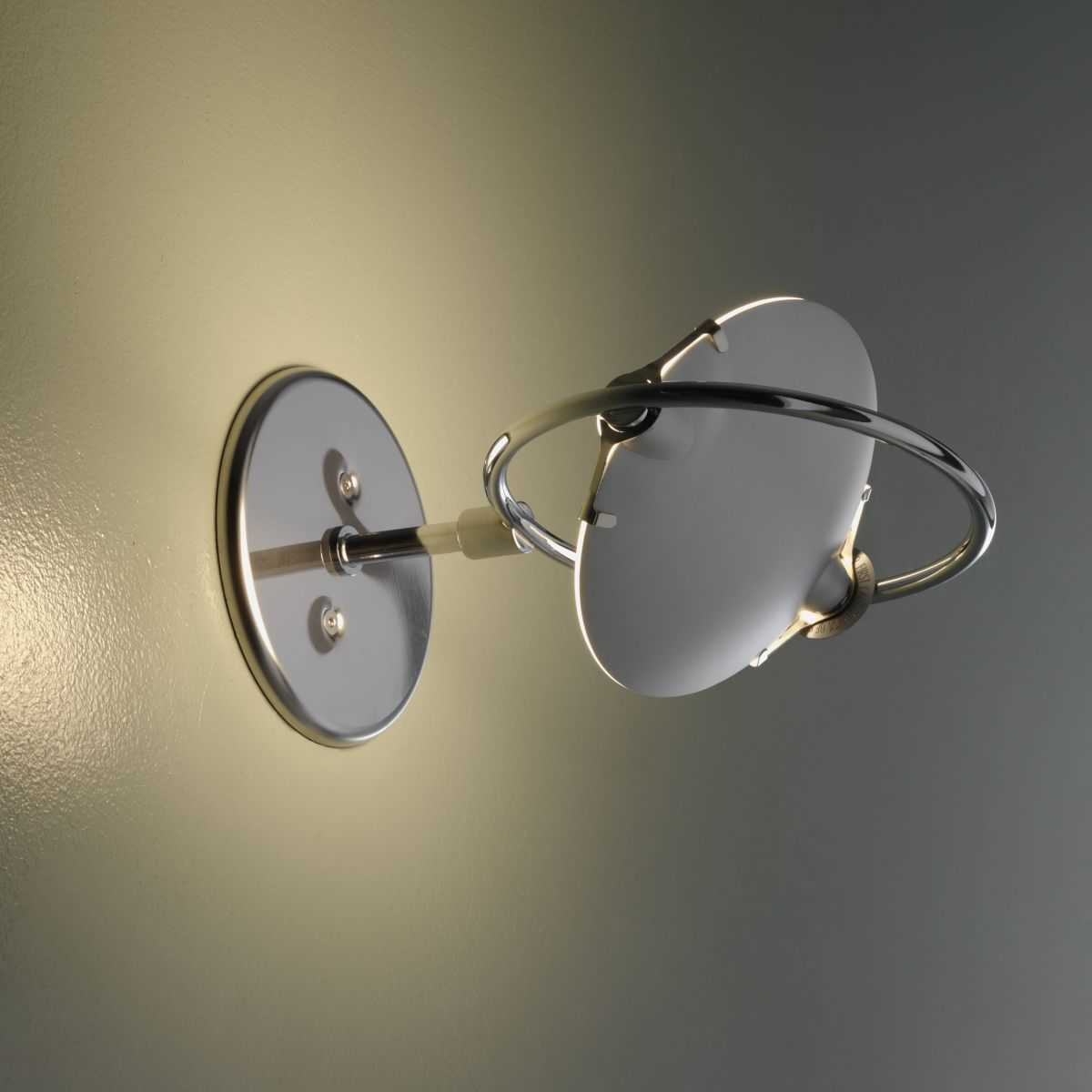 Fontana Arte Nobi 1-Light Chrome Wall Sconce