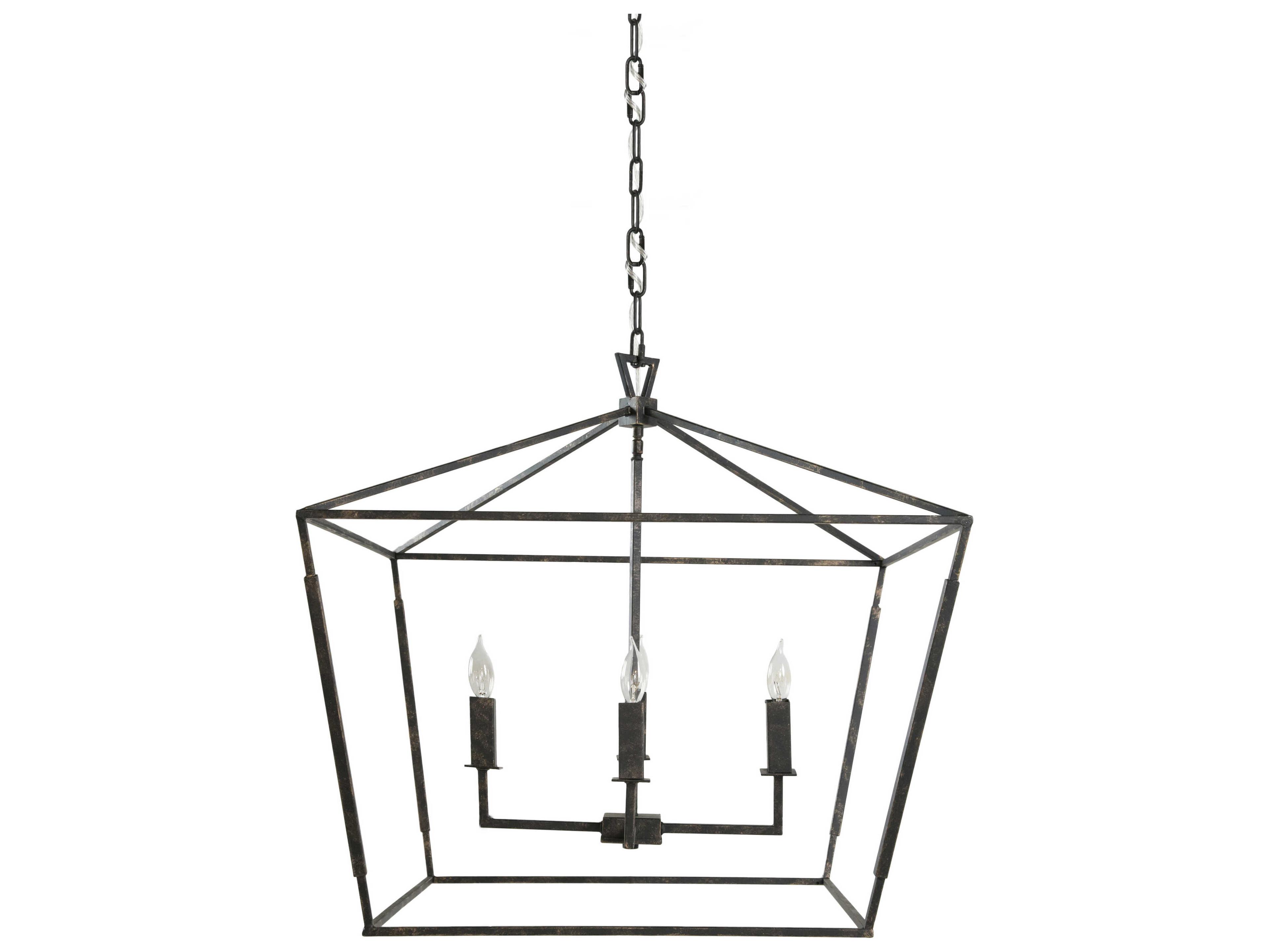 Gabby Arnold 4-Light Antique Bronze Candelabra Chandelier