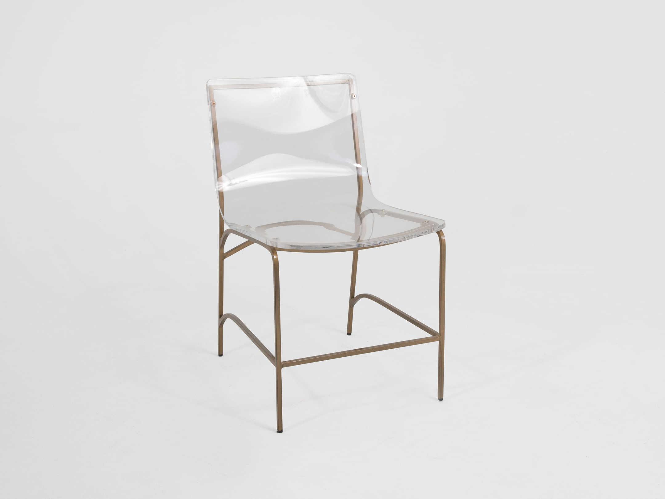 Gabby Penelope Clear Side Dining Chair