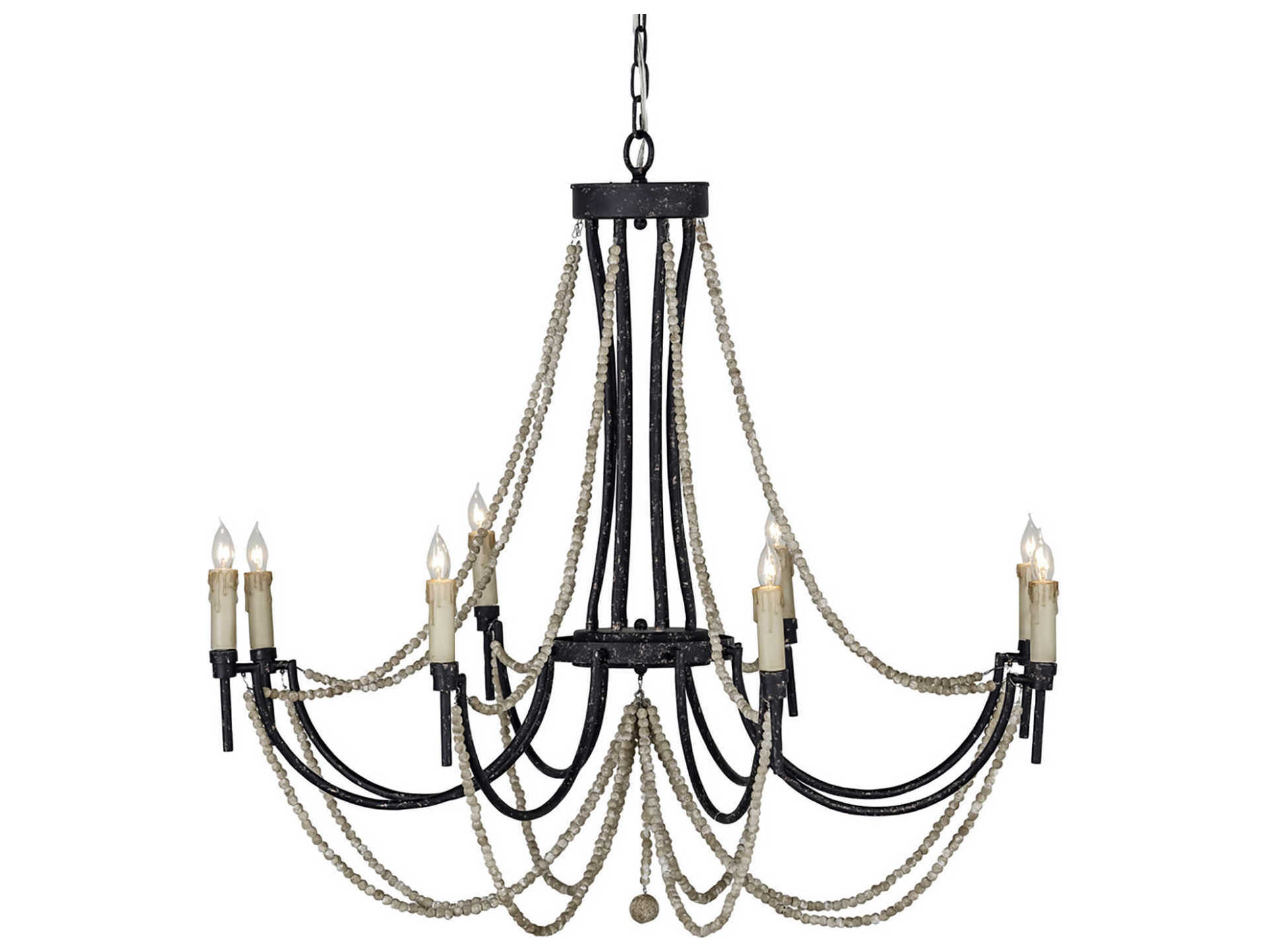 Gabby Percy 8-Light Black Empire Chandelier