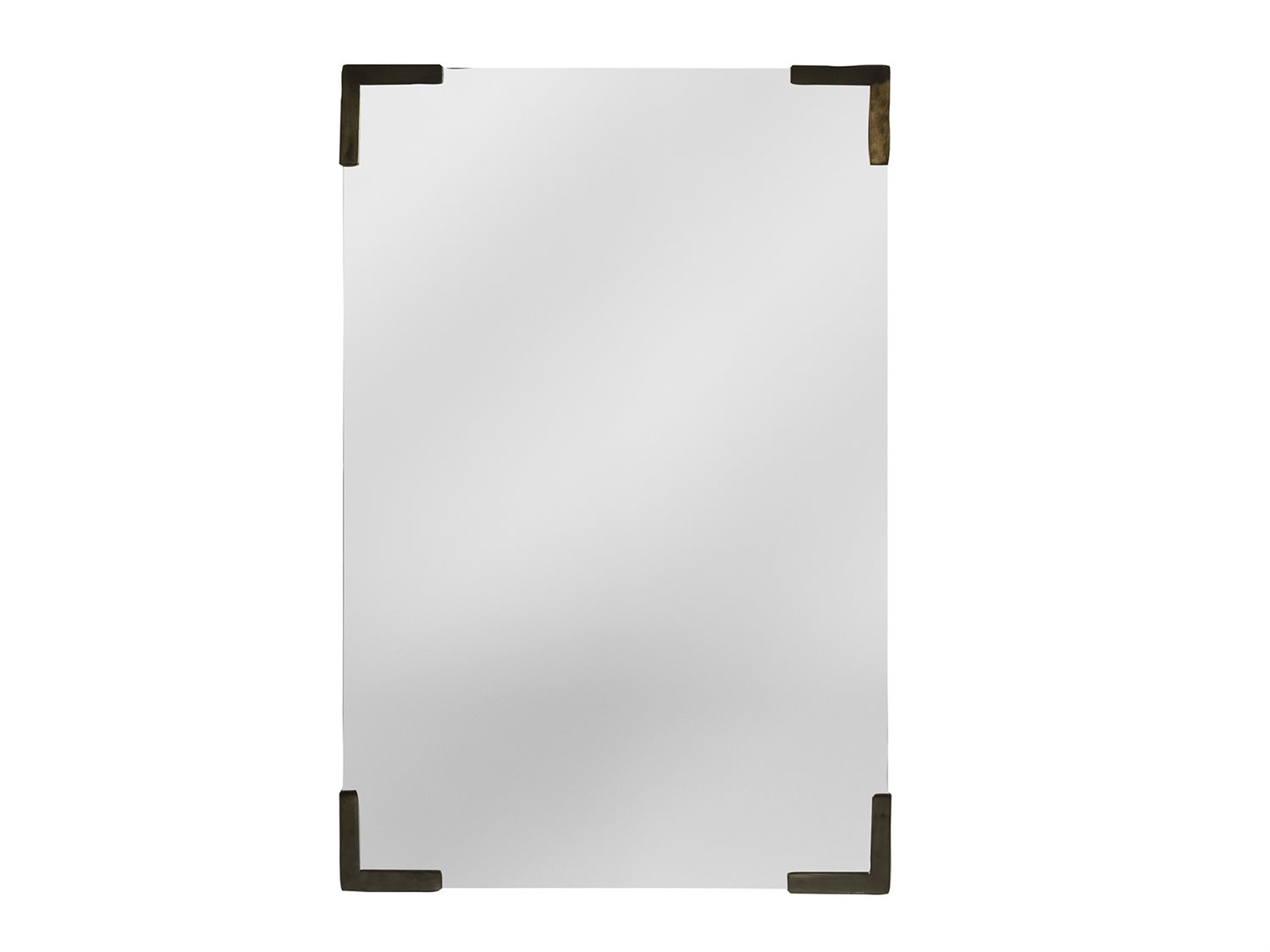 Gabby Roth Antique Brass Rectangular Wall Mirror