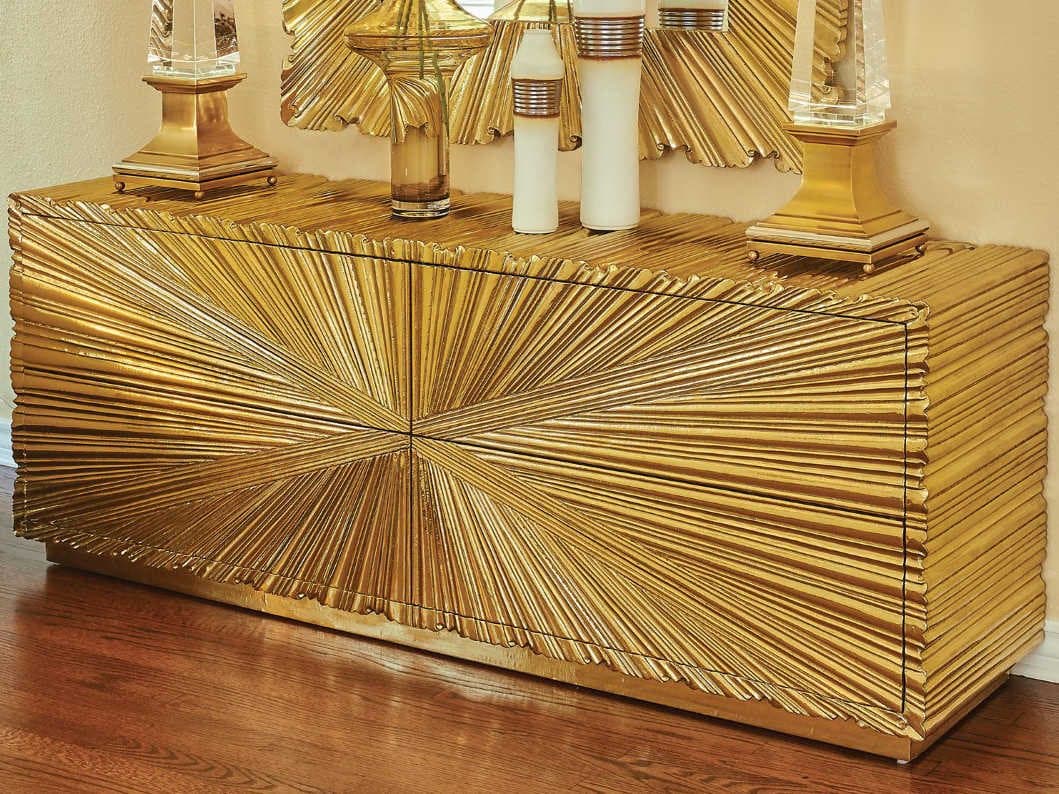 Global Views 72" Brass Sideboard