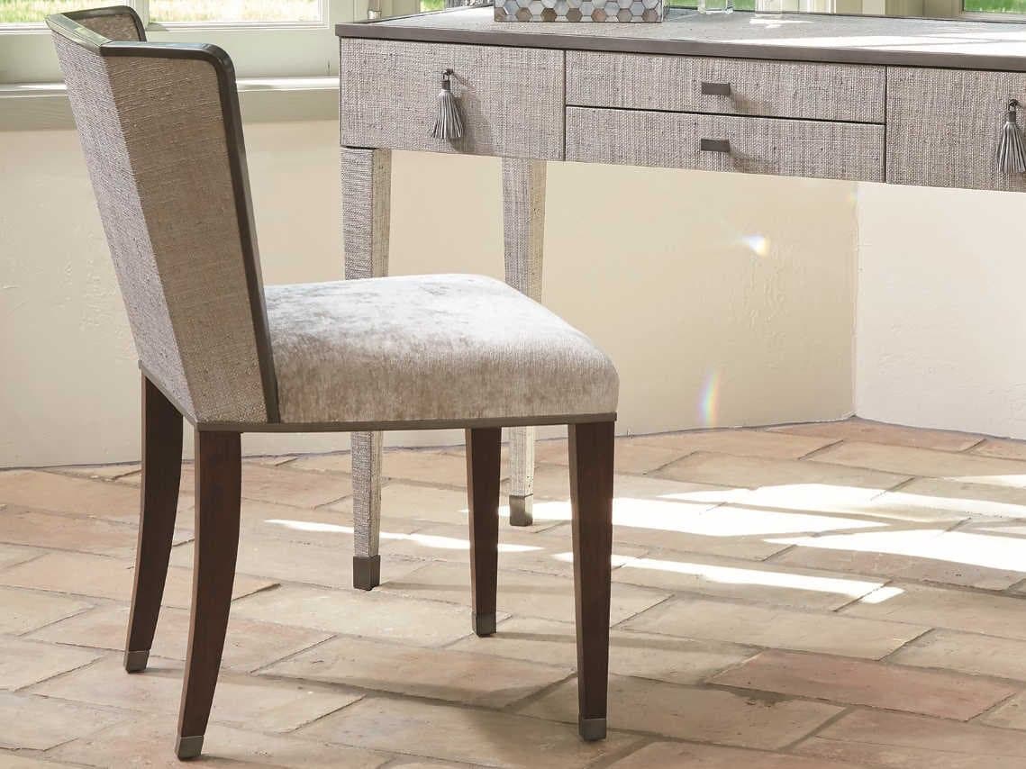 Global Views Gray Fabric Accent Chair