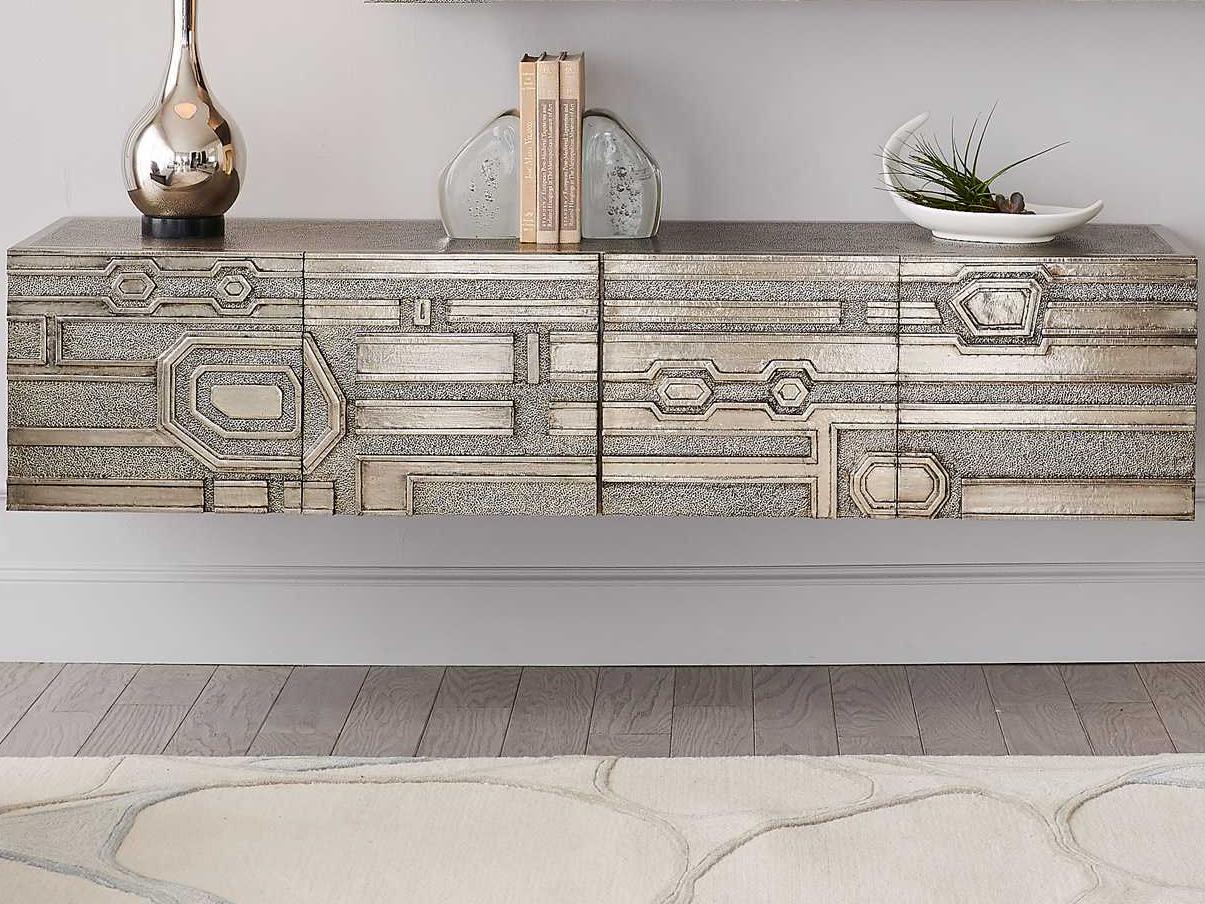 Global Views Silver Teak Wood Accent Chest