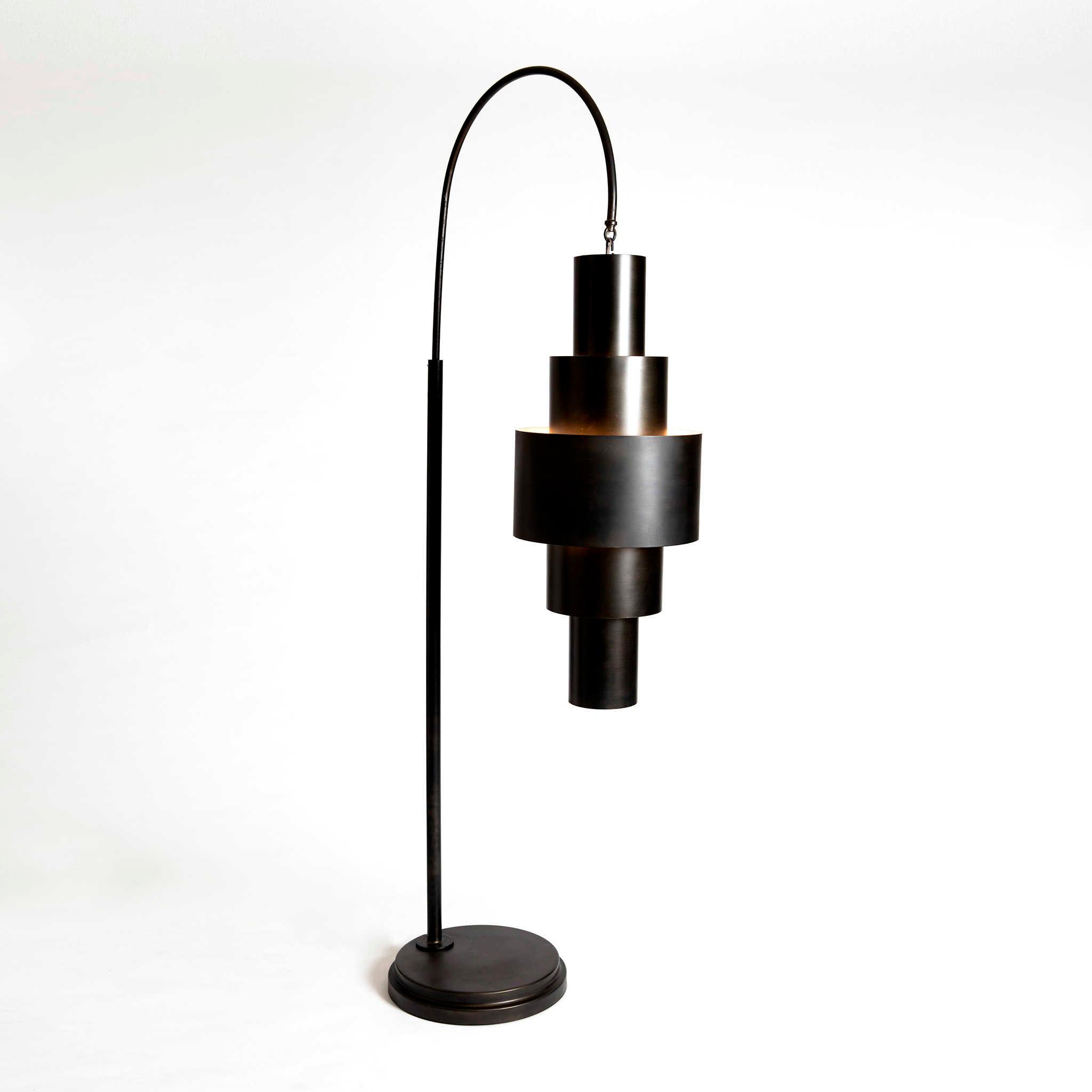 Global Views Babylon Bronze Floor Lamp