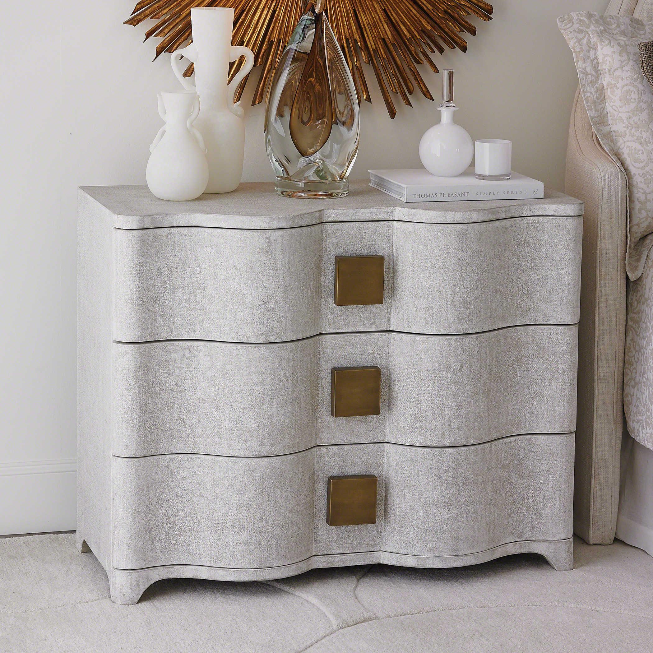 Global Views Toile Linen Chest