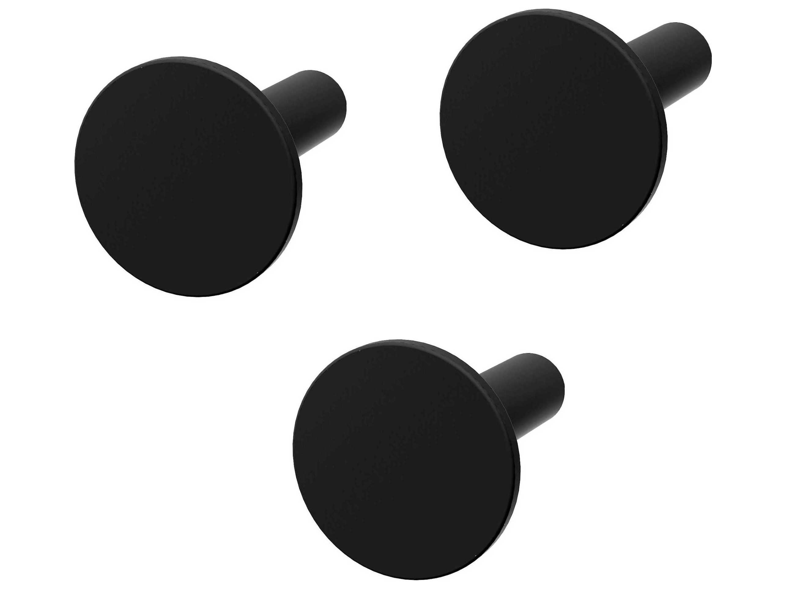 Gus* Modern Branch Black Side Hook Set of 3