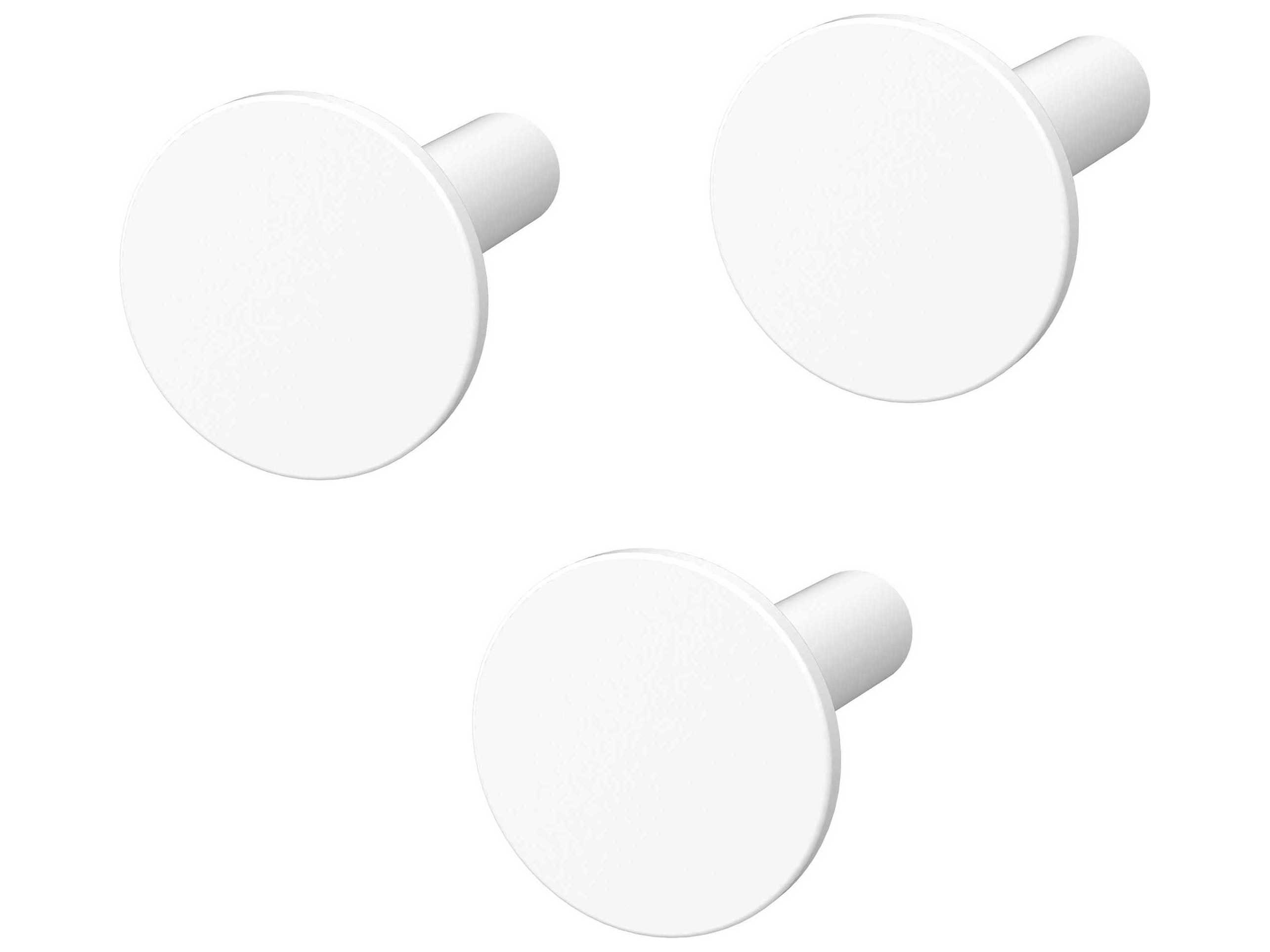 Gus* Modern Branch White Side Hook Set of 3