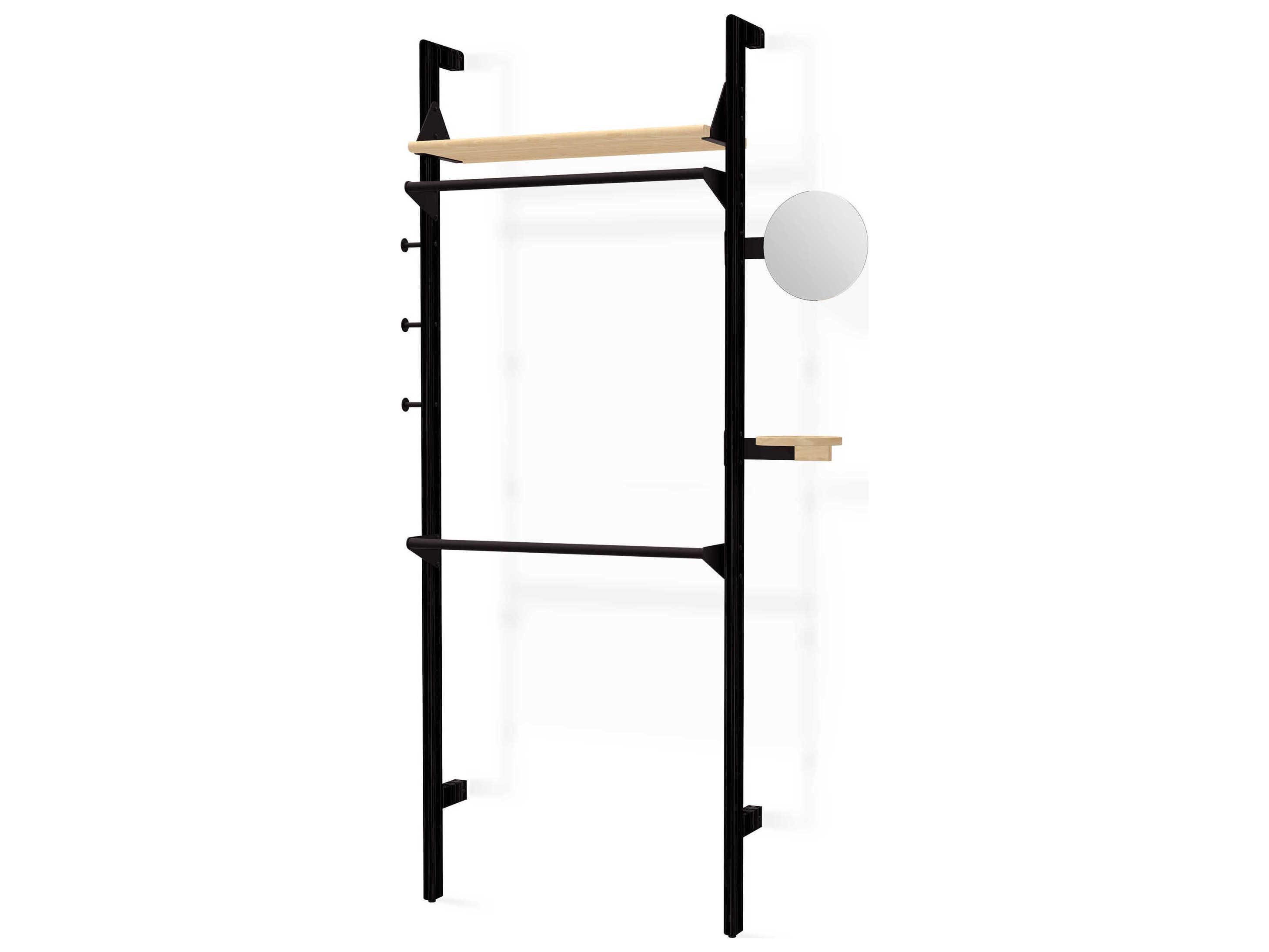 Gus* Modern Branch Ash Black / Ash Blonde Wardrobe Unit