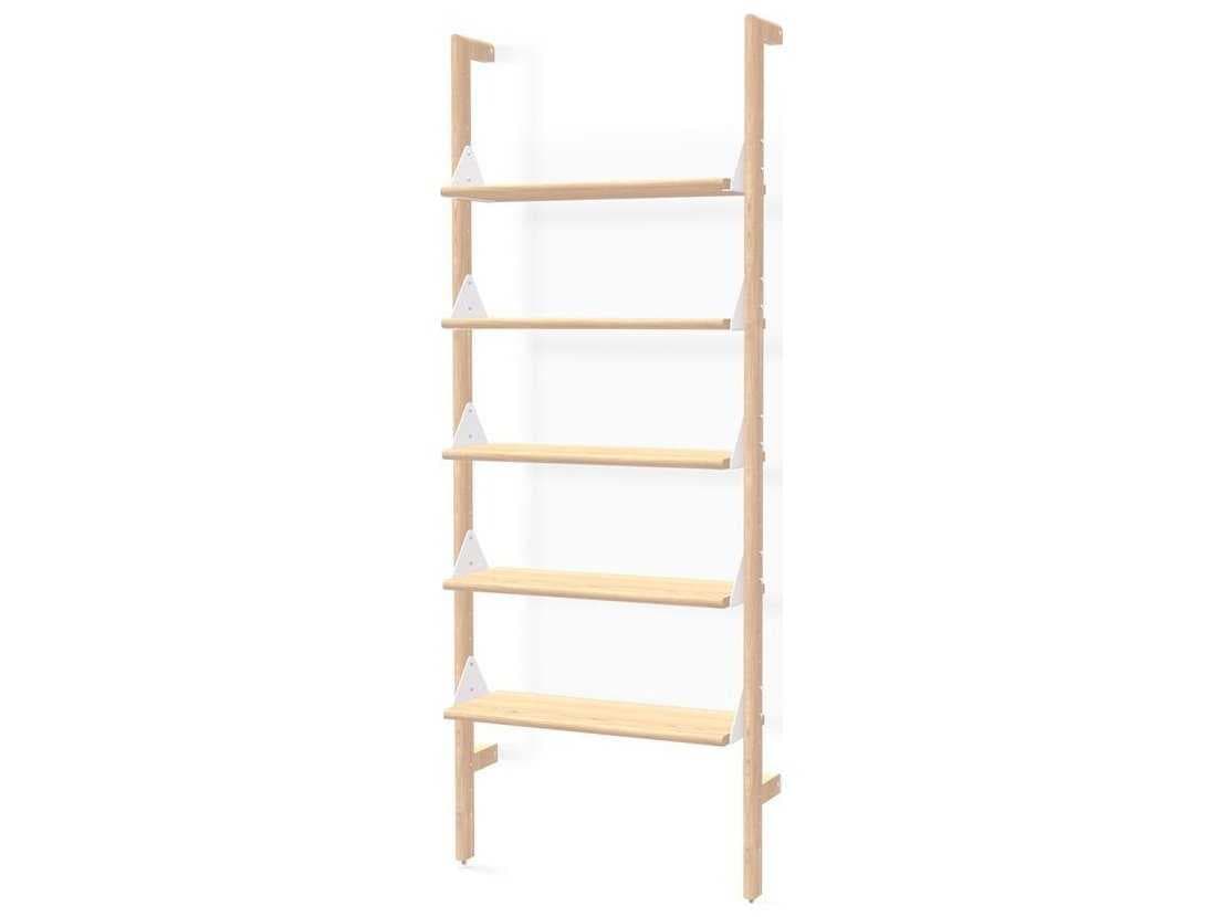 Gus* Modern Branch Ash Blonde White Bookcase