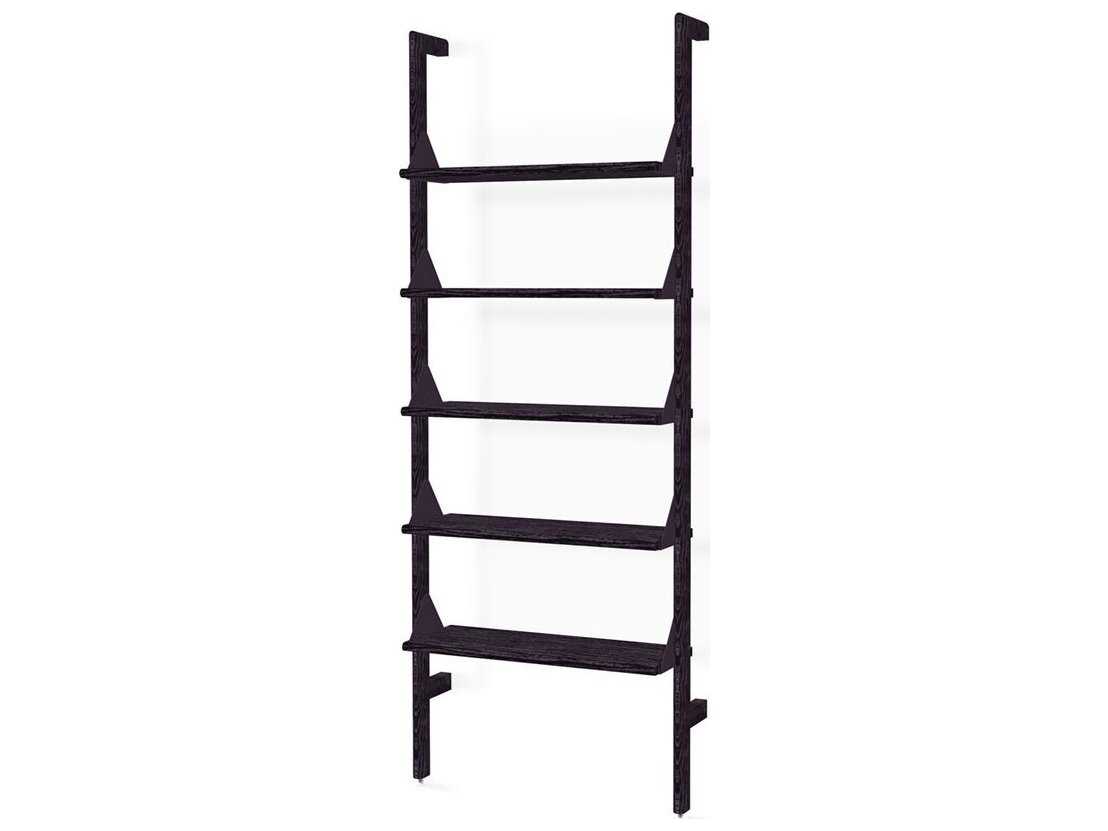 Gus* Modern Branch Ash Black Bookcase
