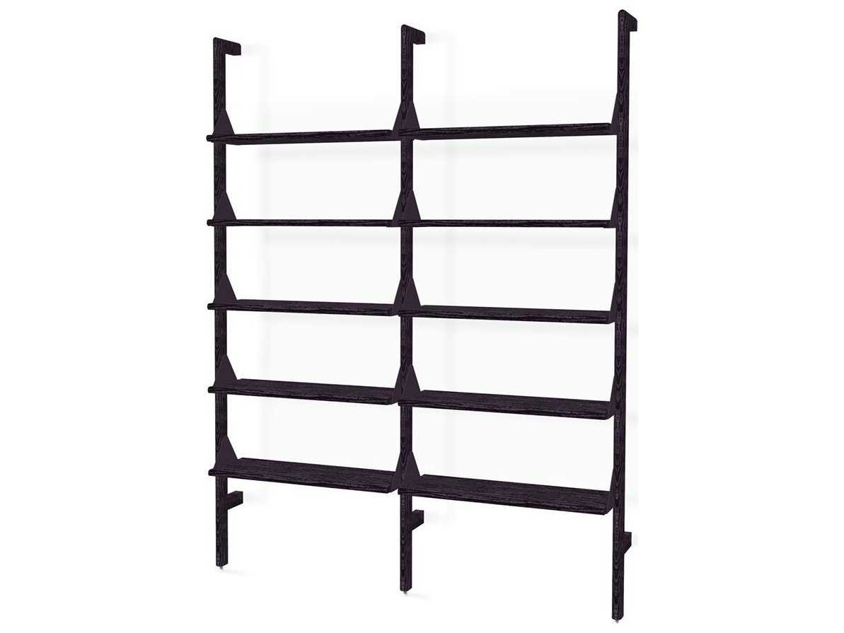 Gus* Modern Branch Ash Black Bookcase