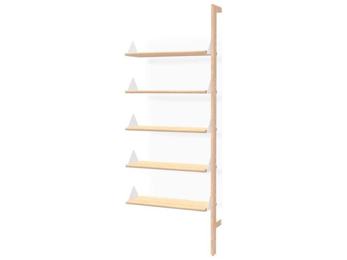 Gus* Modern Branch Ash Blonde White Bookcase