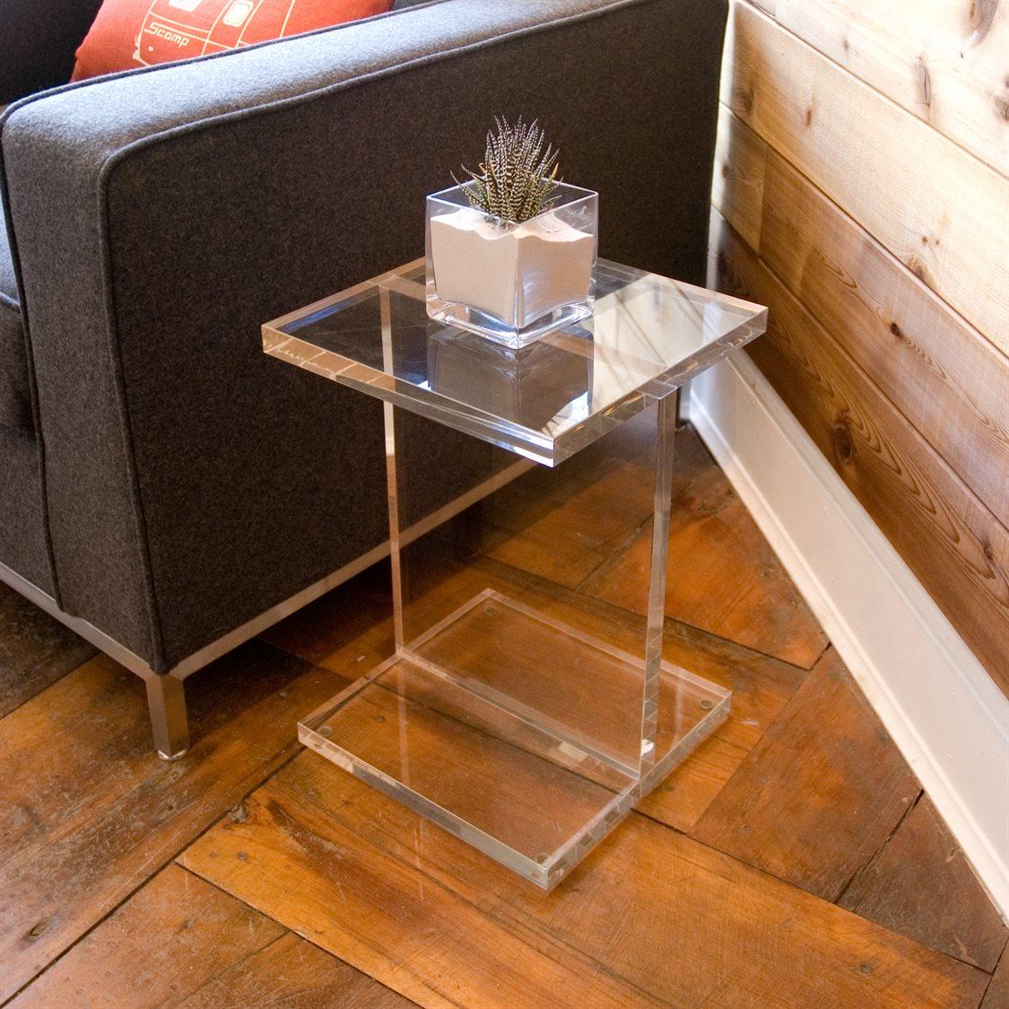 Gus* Modern Square Acrylic End Table