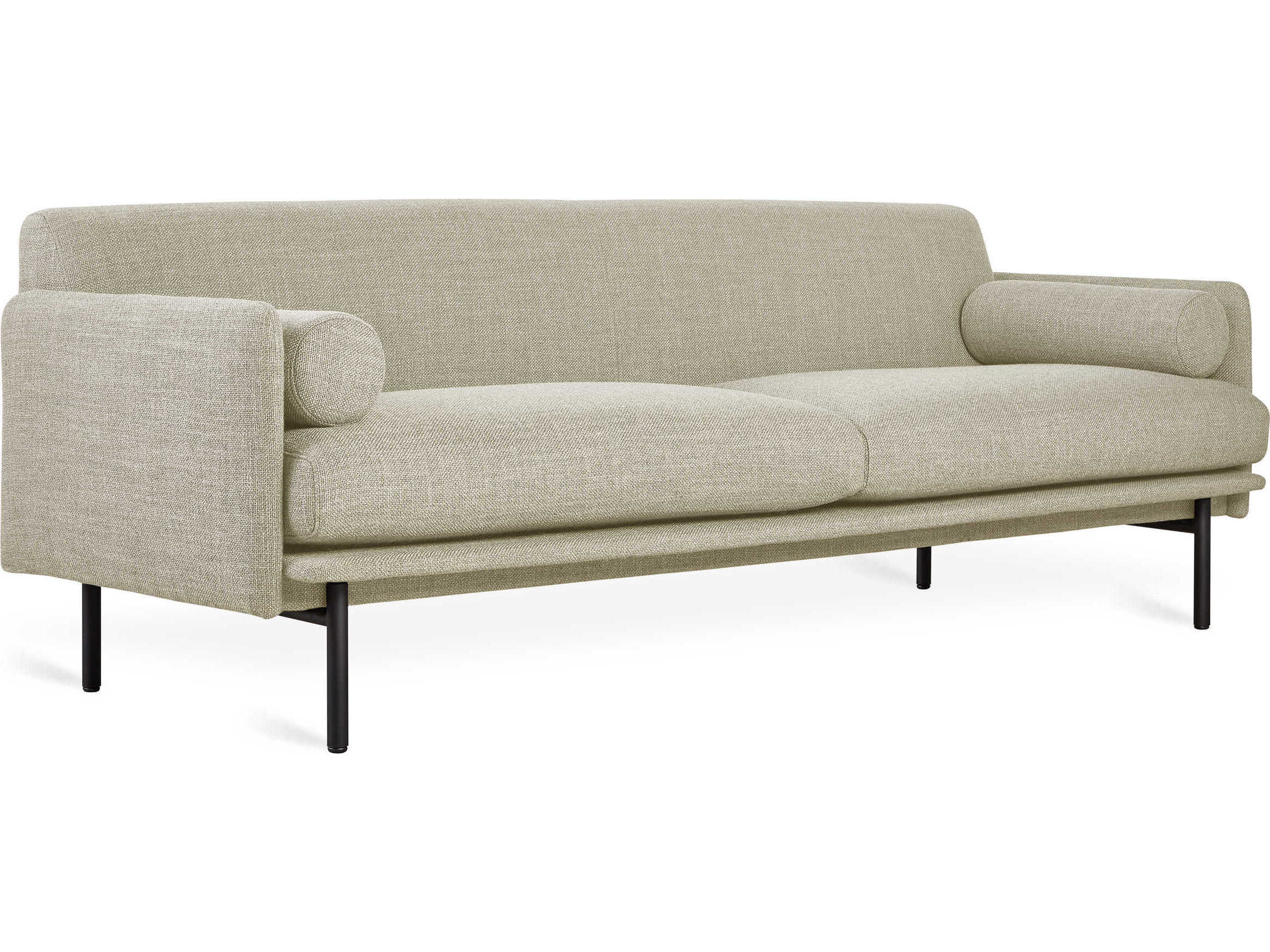 Gus* Modern Foundry Andorra Almond Beige Upholstered Sofa
